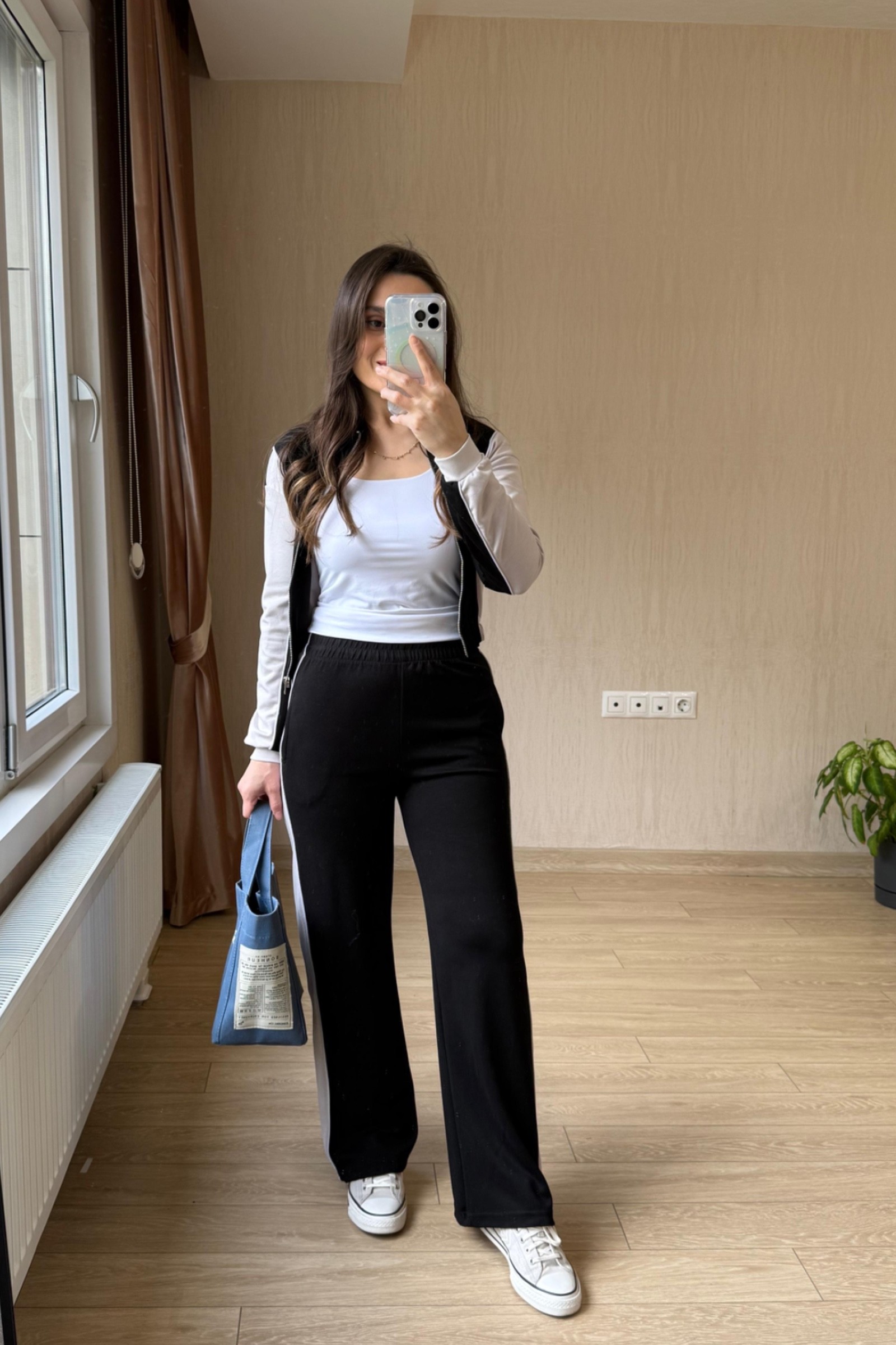 Laren Modal Kumaş Eşofman Takım - Siyah