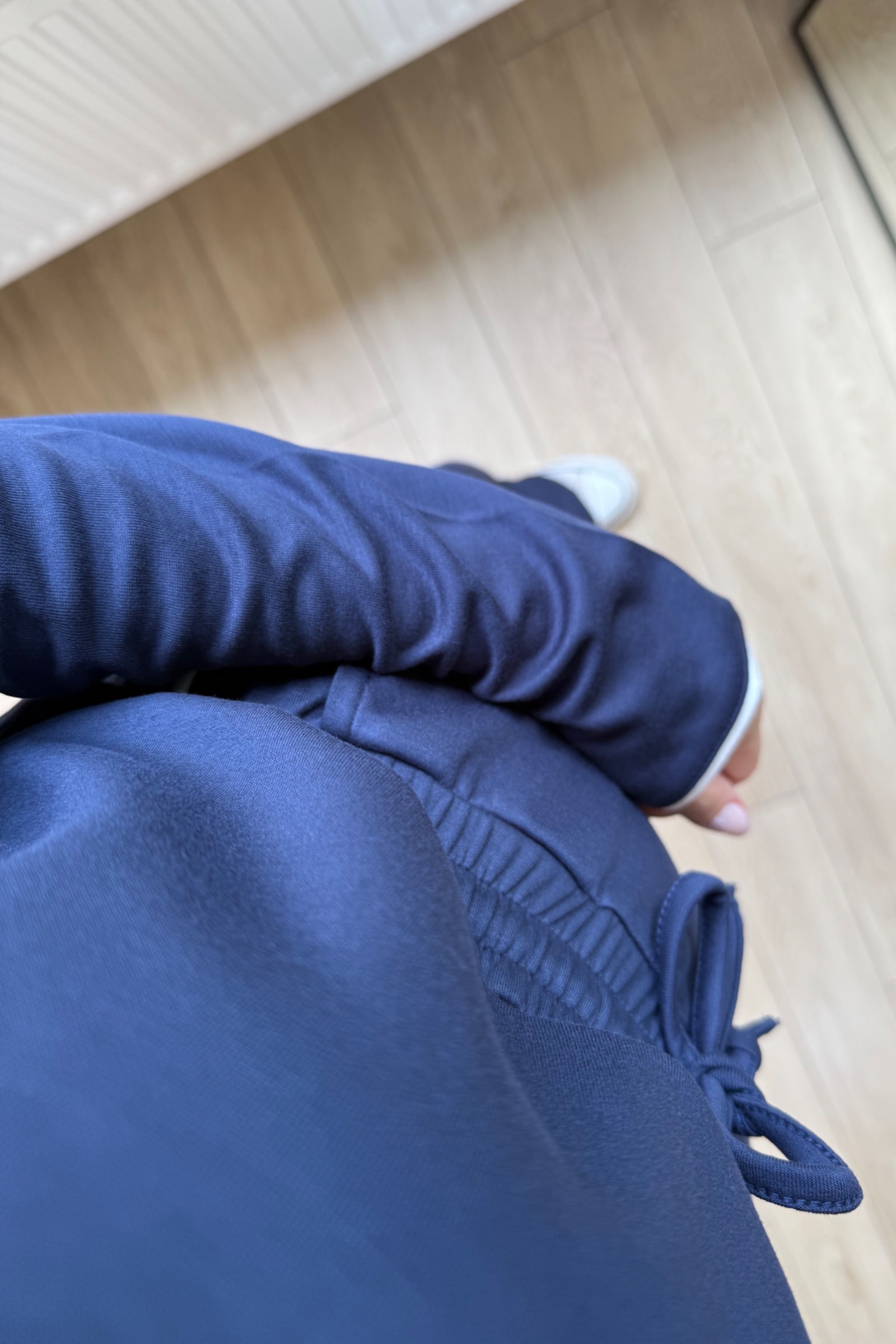 Boss Dumanlı Orj Modal Parça Krop Dəsti - Lacivert