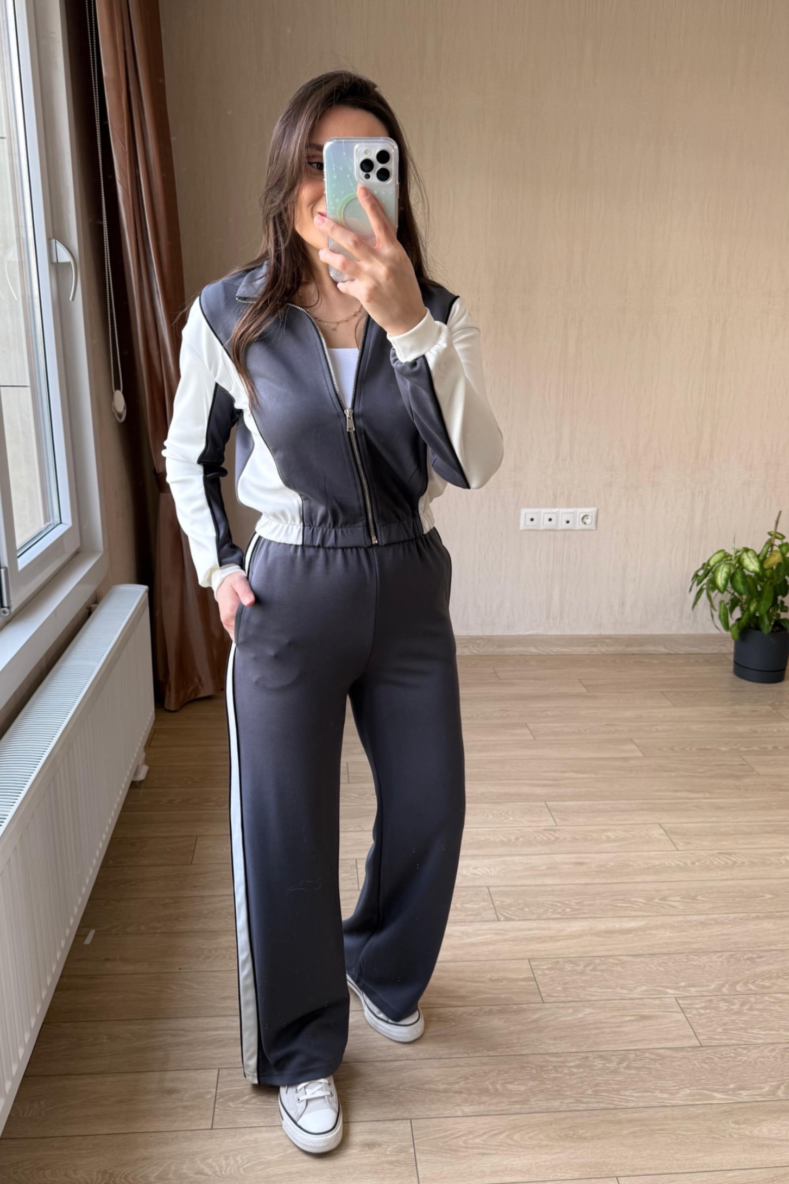 Larin  Modal Kumaş Eşofman Takım - Antrasit