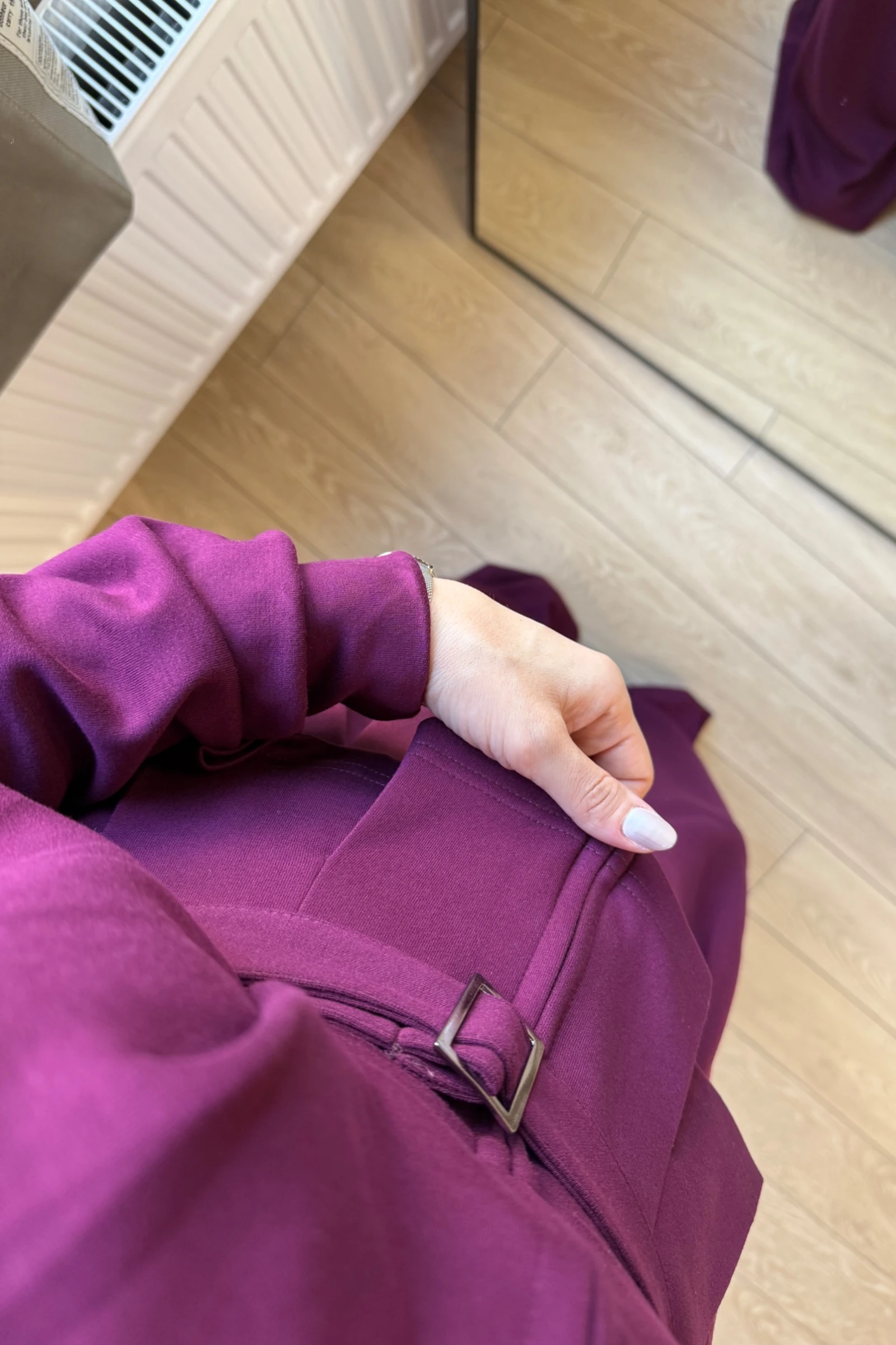  Olvera Orj Modal Kumaş Oysh Model  Ceketli Takım - Mürdüm