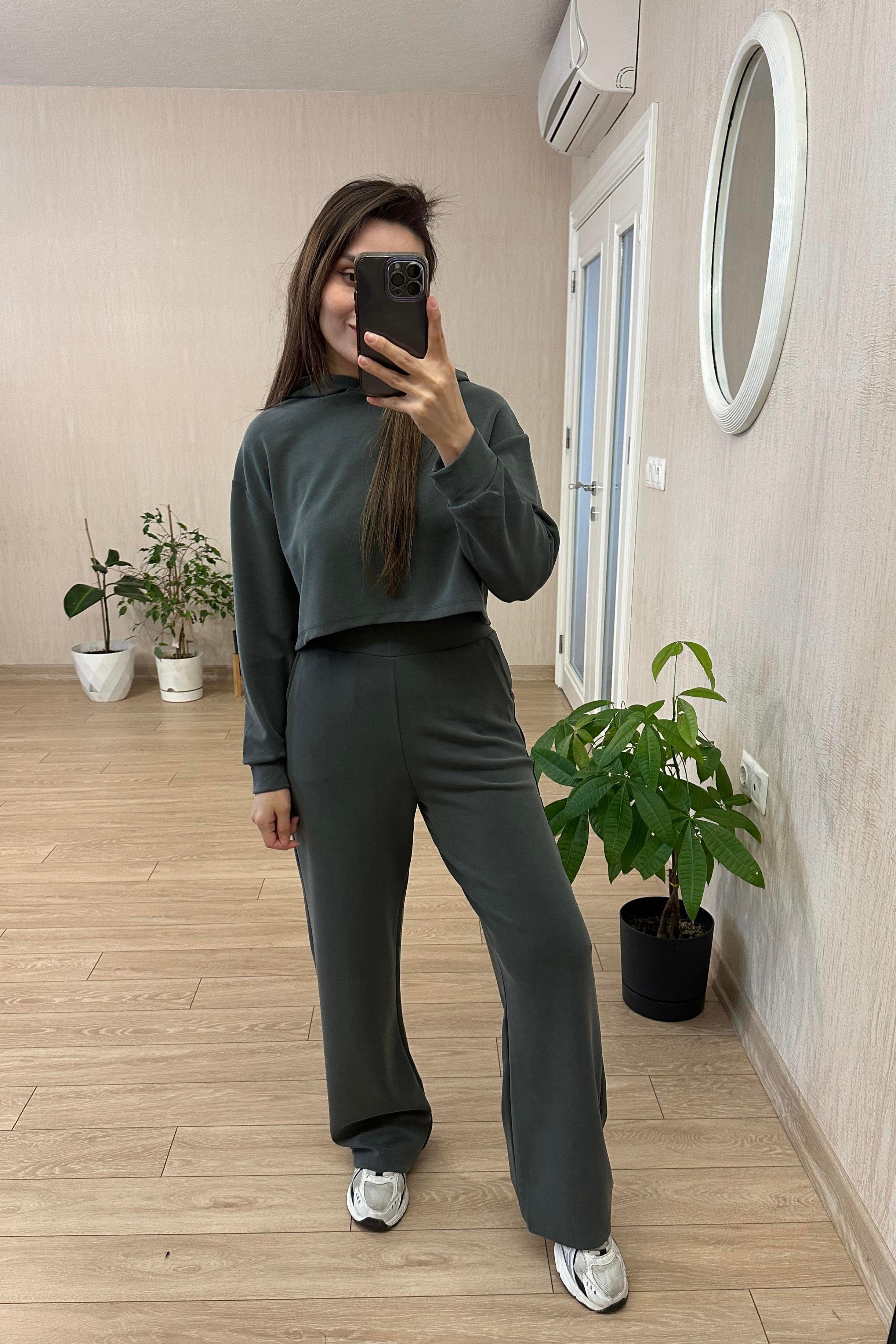 Liva Orj Oysh Modal Kumaş Takım - Haki