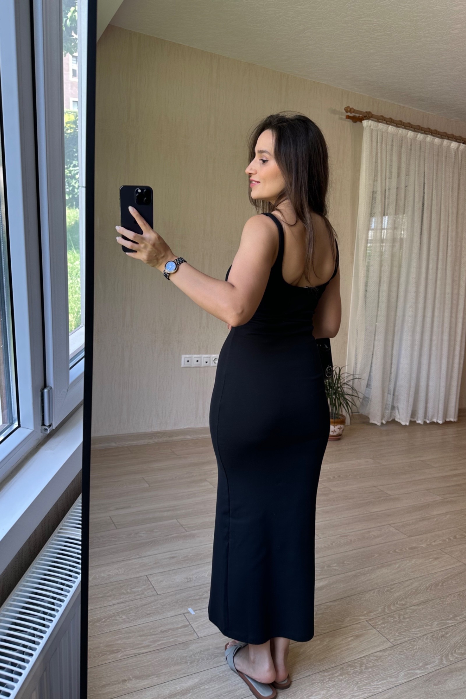 Ola Yırtmaçsız Elbise (Brska)