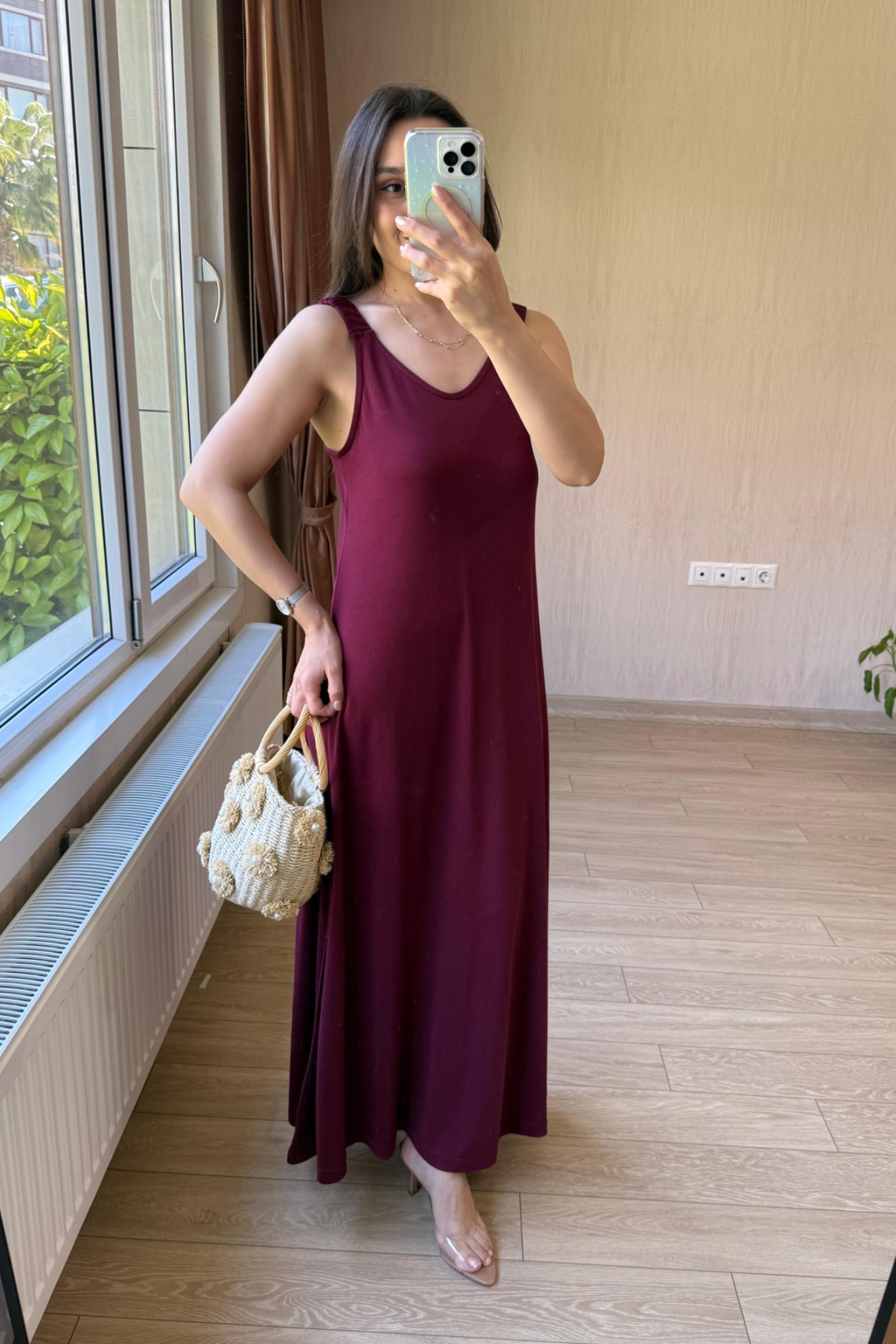 Osmanlı parça paltarı - Bordo
