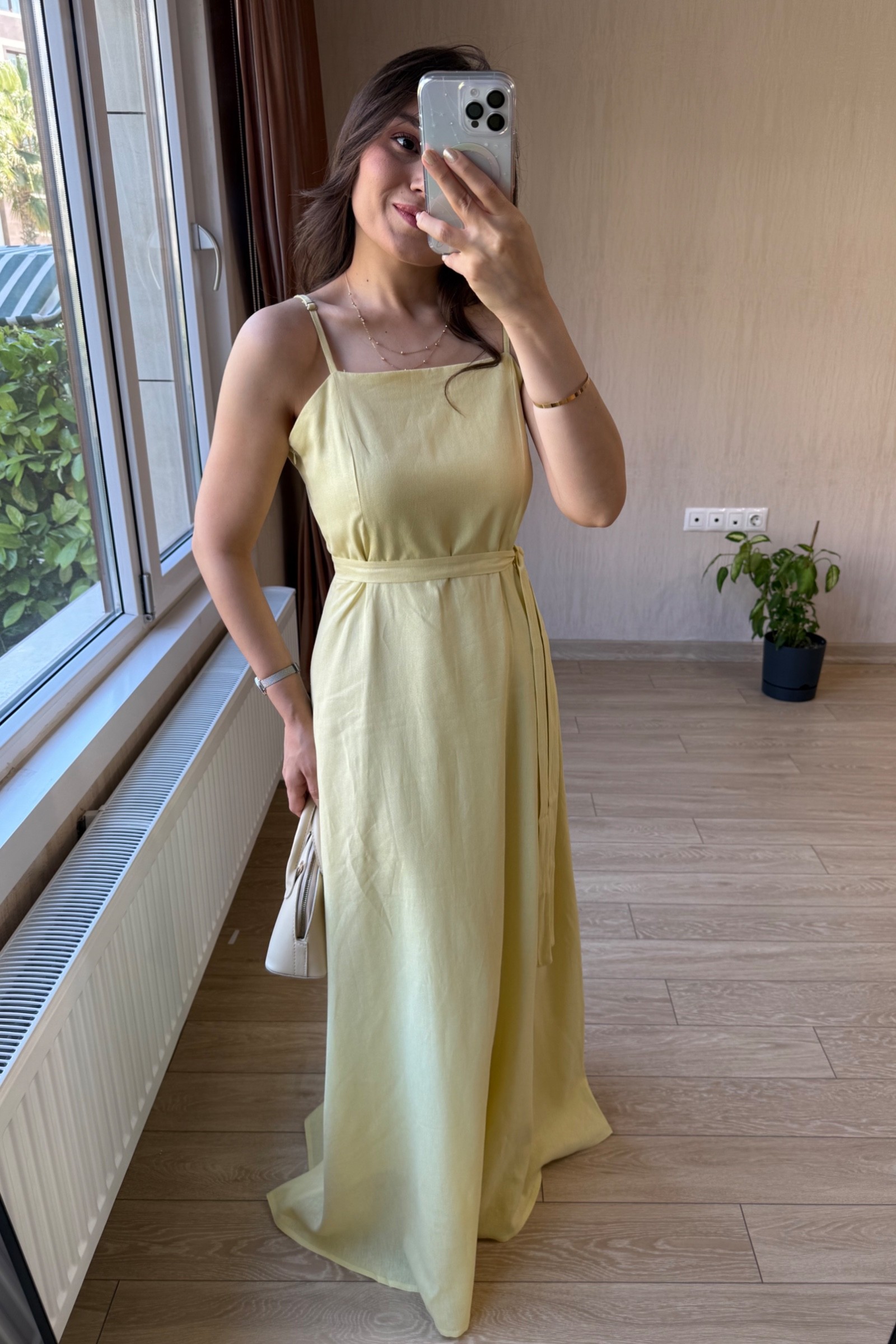 Osmanlı parça paltarı - Sarı
