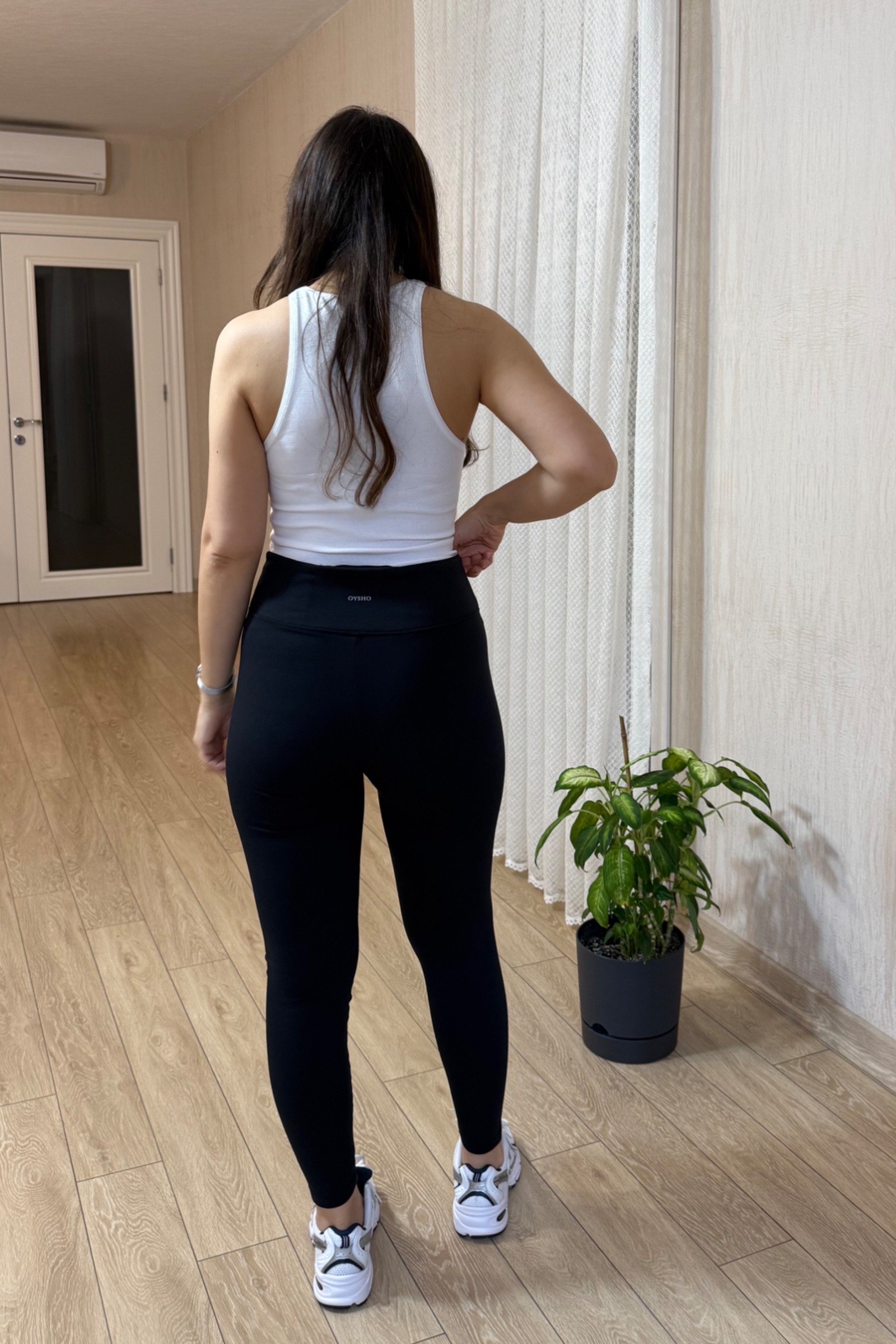 Alina Oysh Baskılı Modal Kumaş Tayt - Siyah