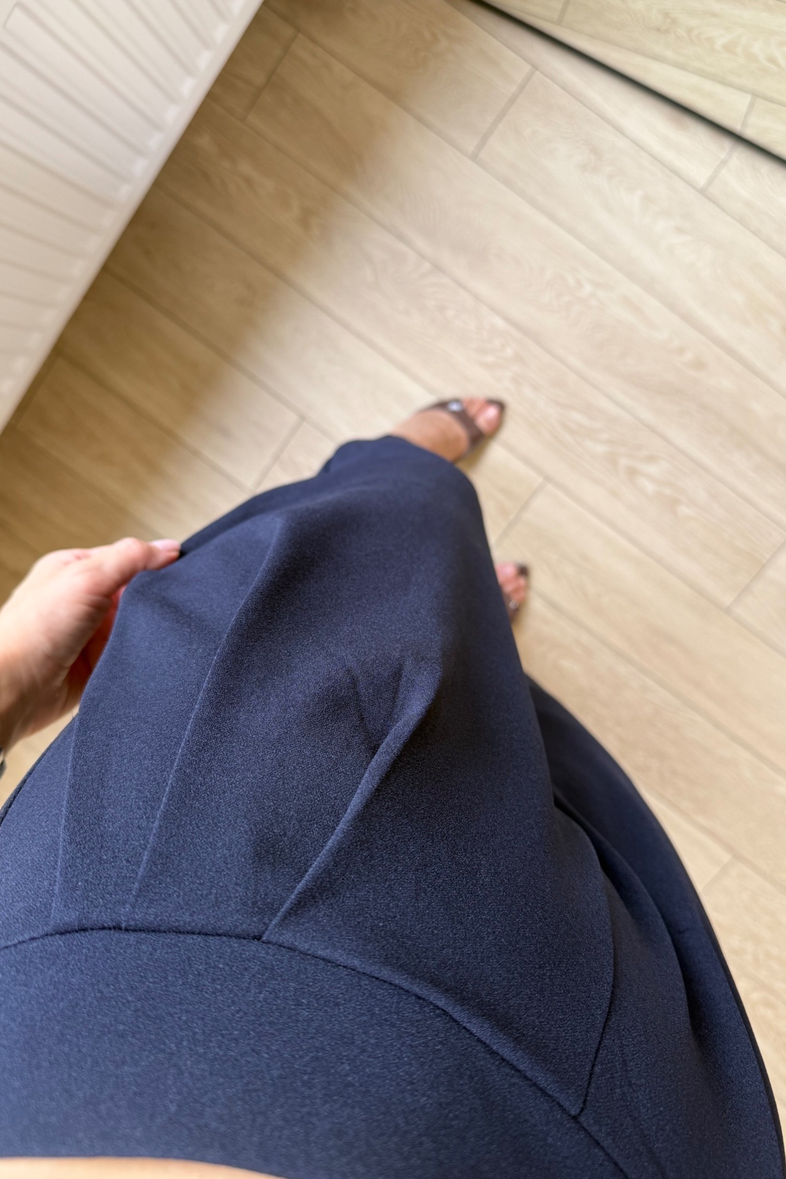 Orina Full Likyalı Pileli Krep Kumaş Harem Pantolon