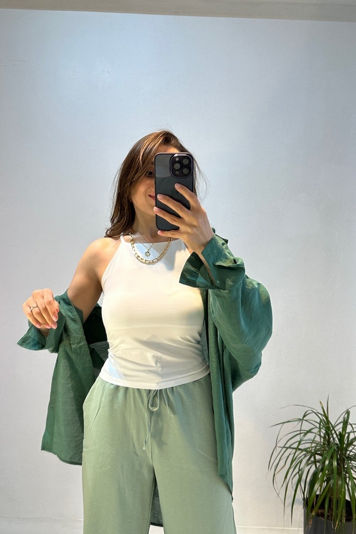 Orijinal Zara Halter Yaka Sandy Atlet