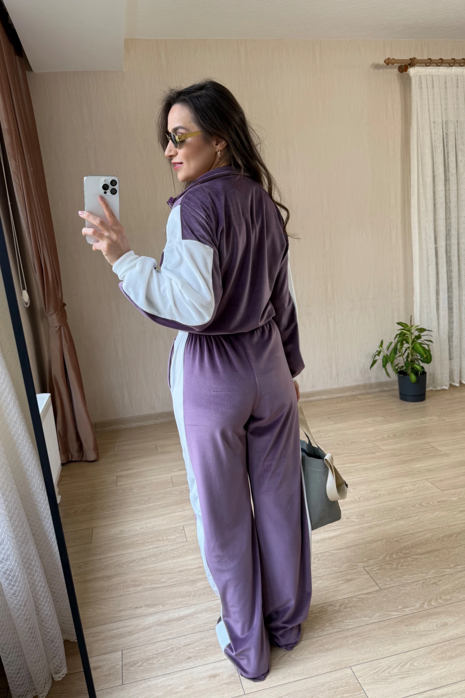 Etna Fransız Kadife Kumaş Takım