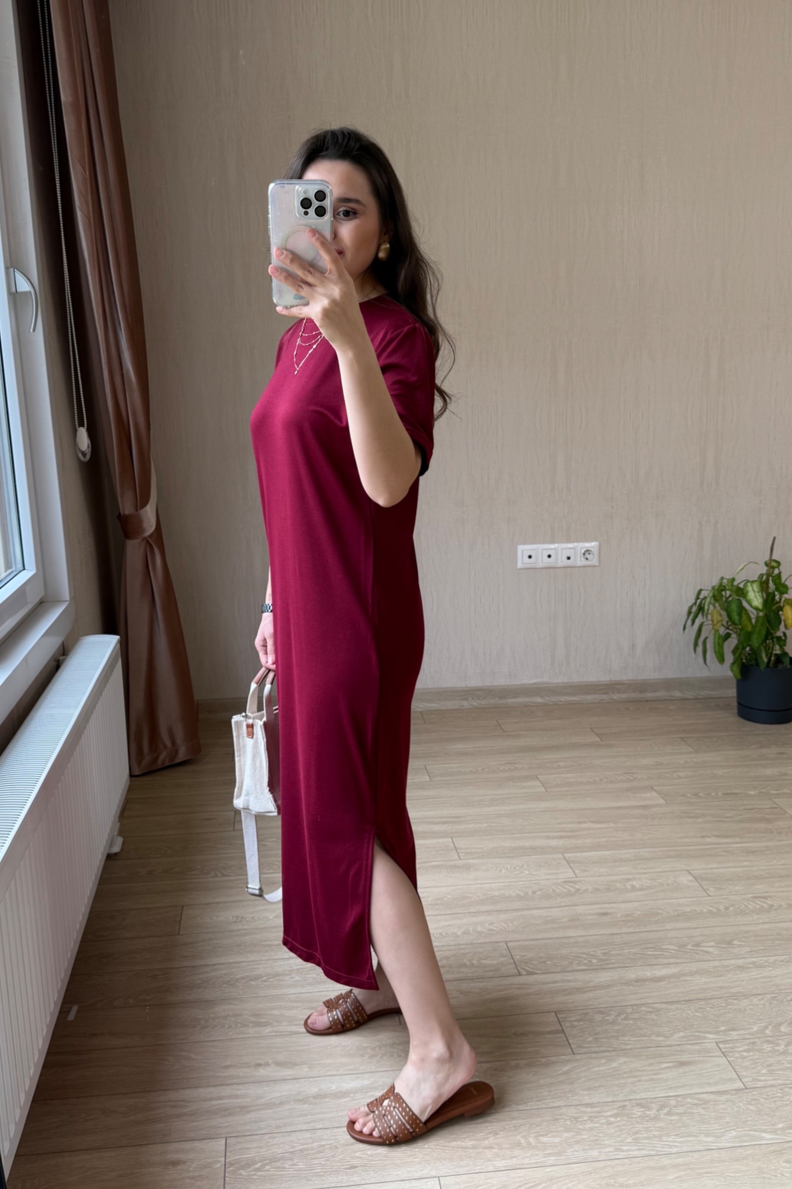 Laura Suprem Pike Modal Kumaş Elbise