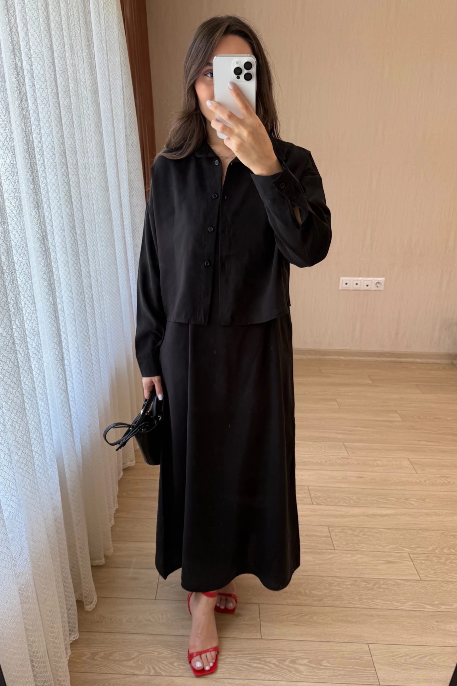 Osmanlı parça paltarı - Siyah