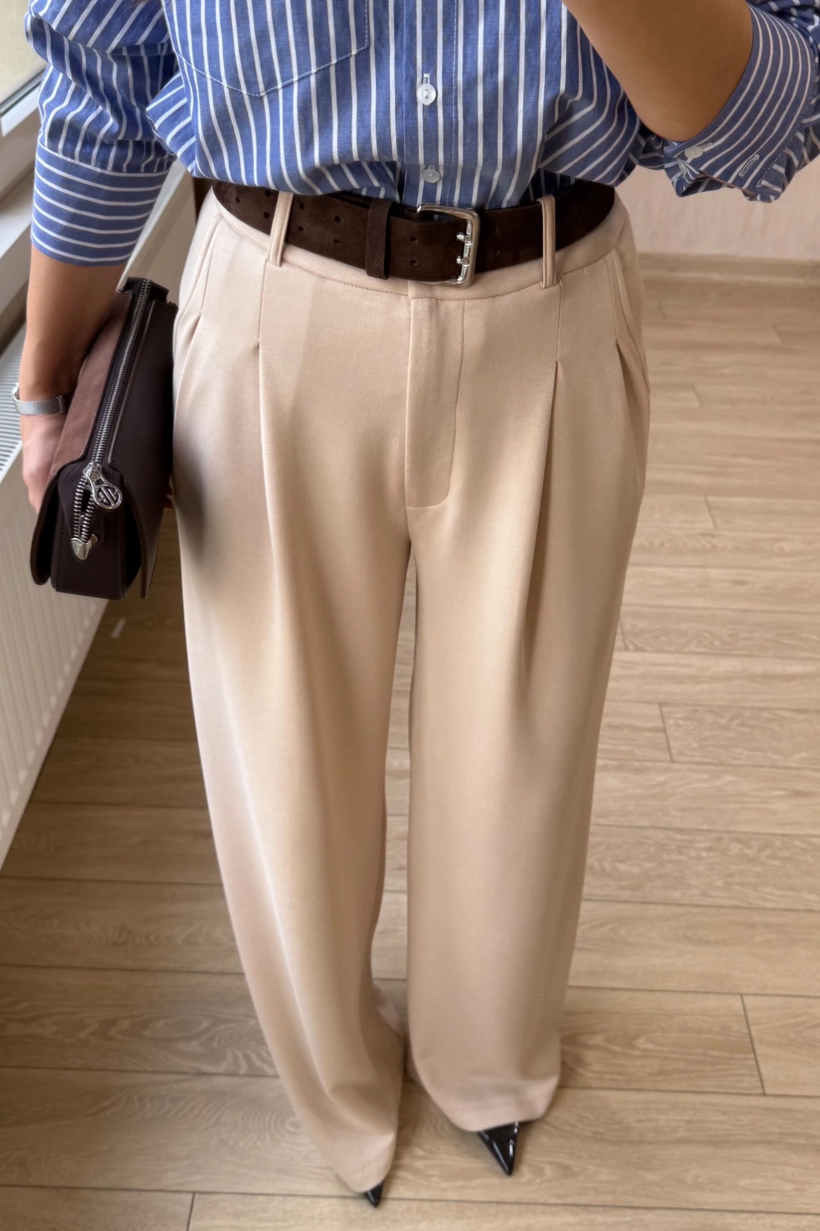 Milena Orj Modal Kumaş Palazzo Pantolon 