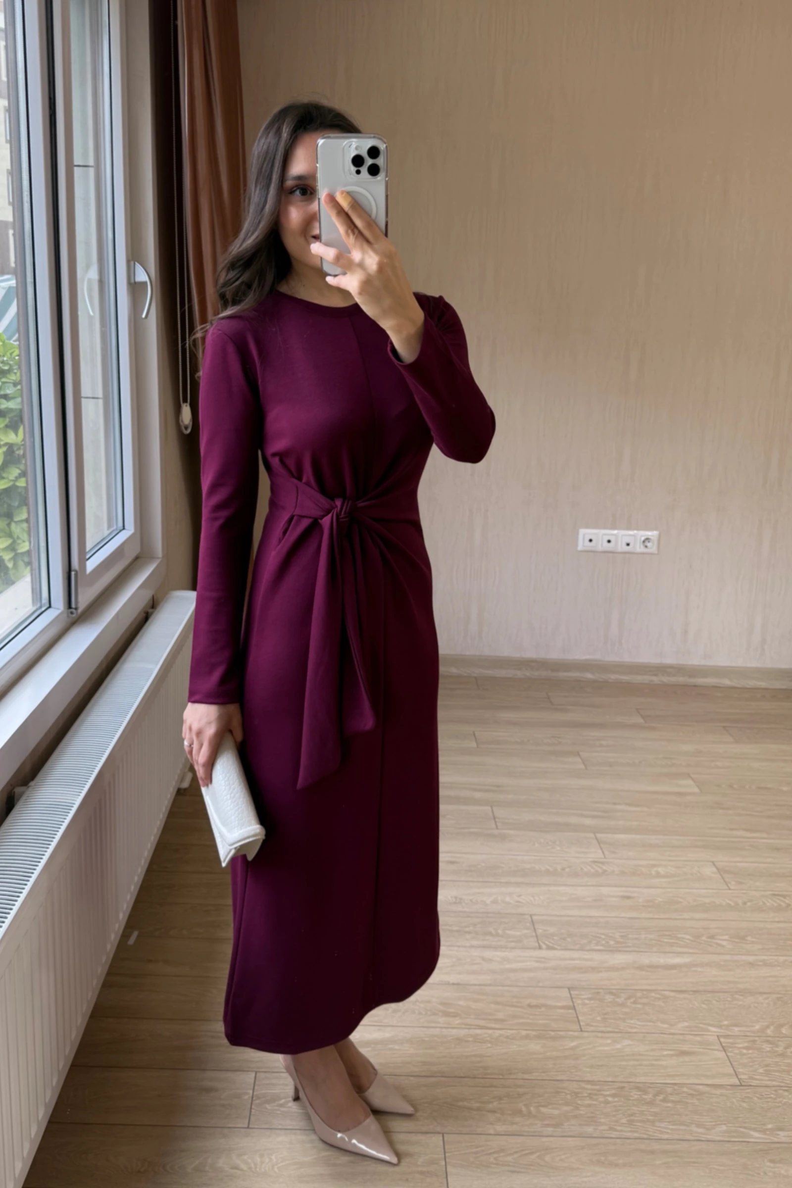 Osmanlı parça paltarı - Mürdüm