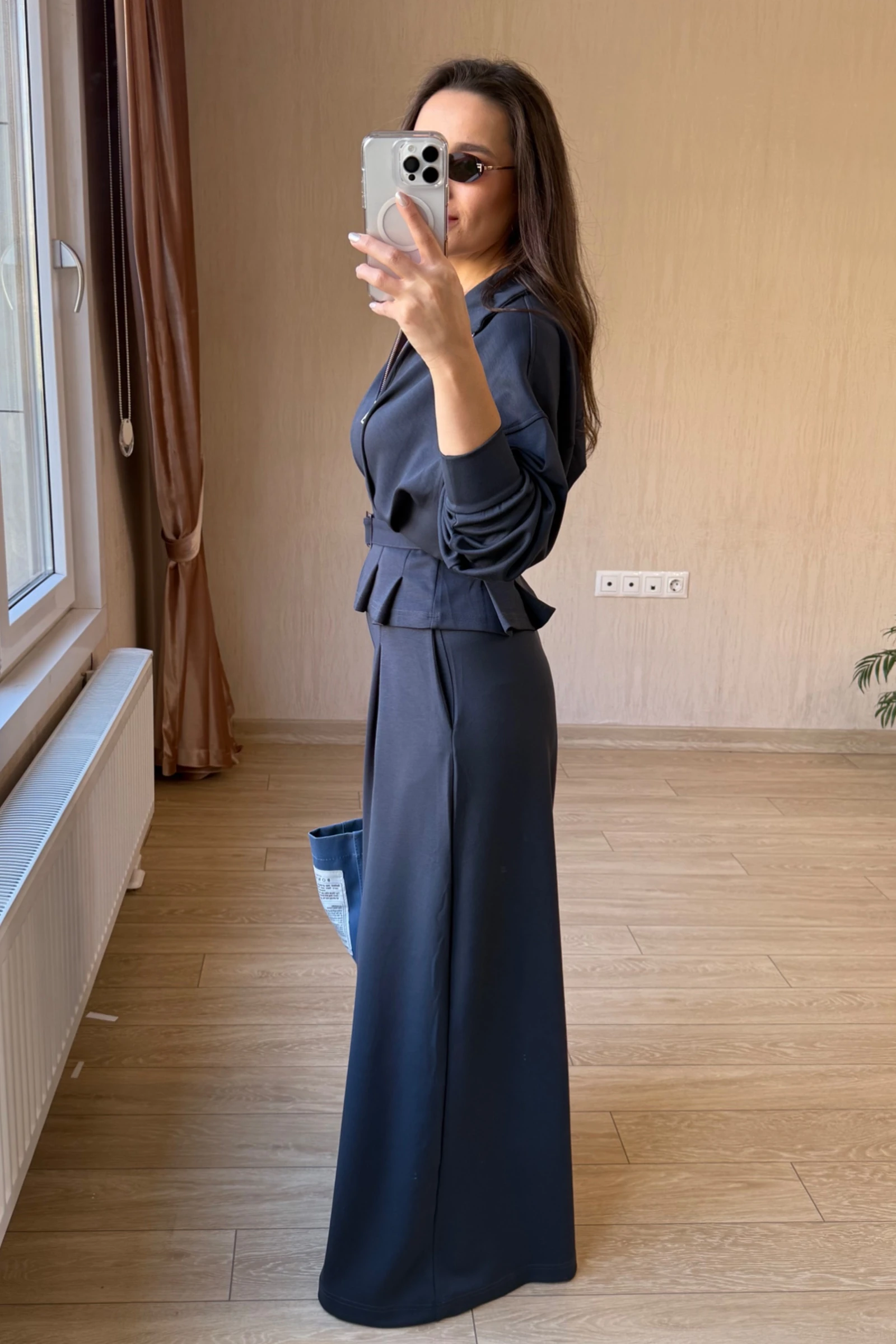  Olvera Orj Modal Kumaş Oysh Model  Ceketli Takım - Antrasit