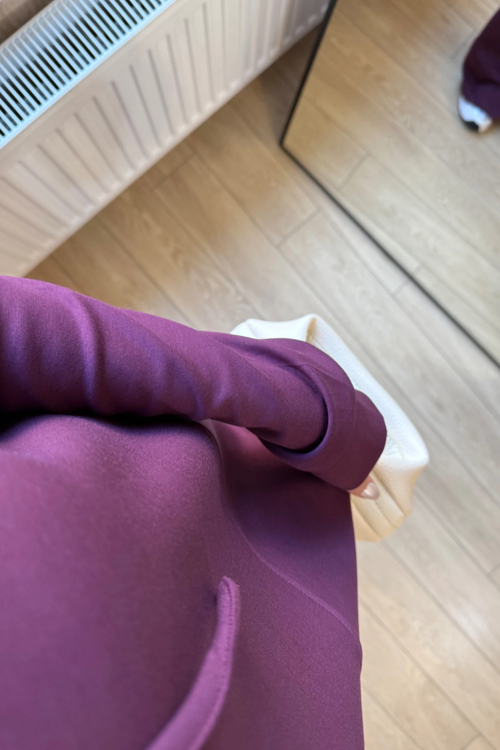 Alvina Orj Modal Kumaş Kapüşonlu Takım - Mürdüm