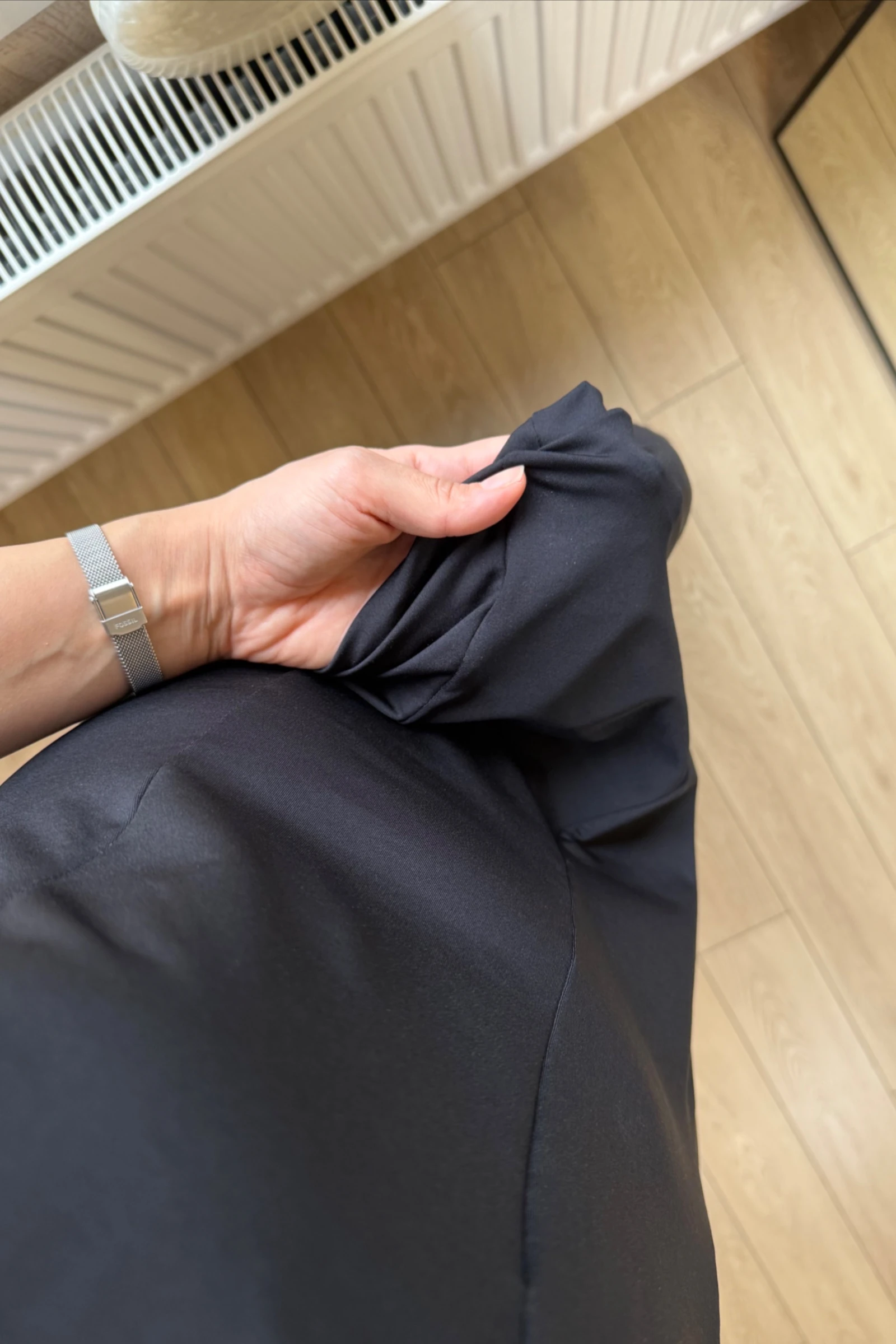 Lumessa Dalgıç Kumaş Boyundan Geçmeli Elbise