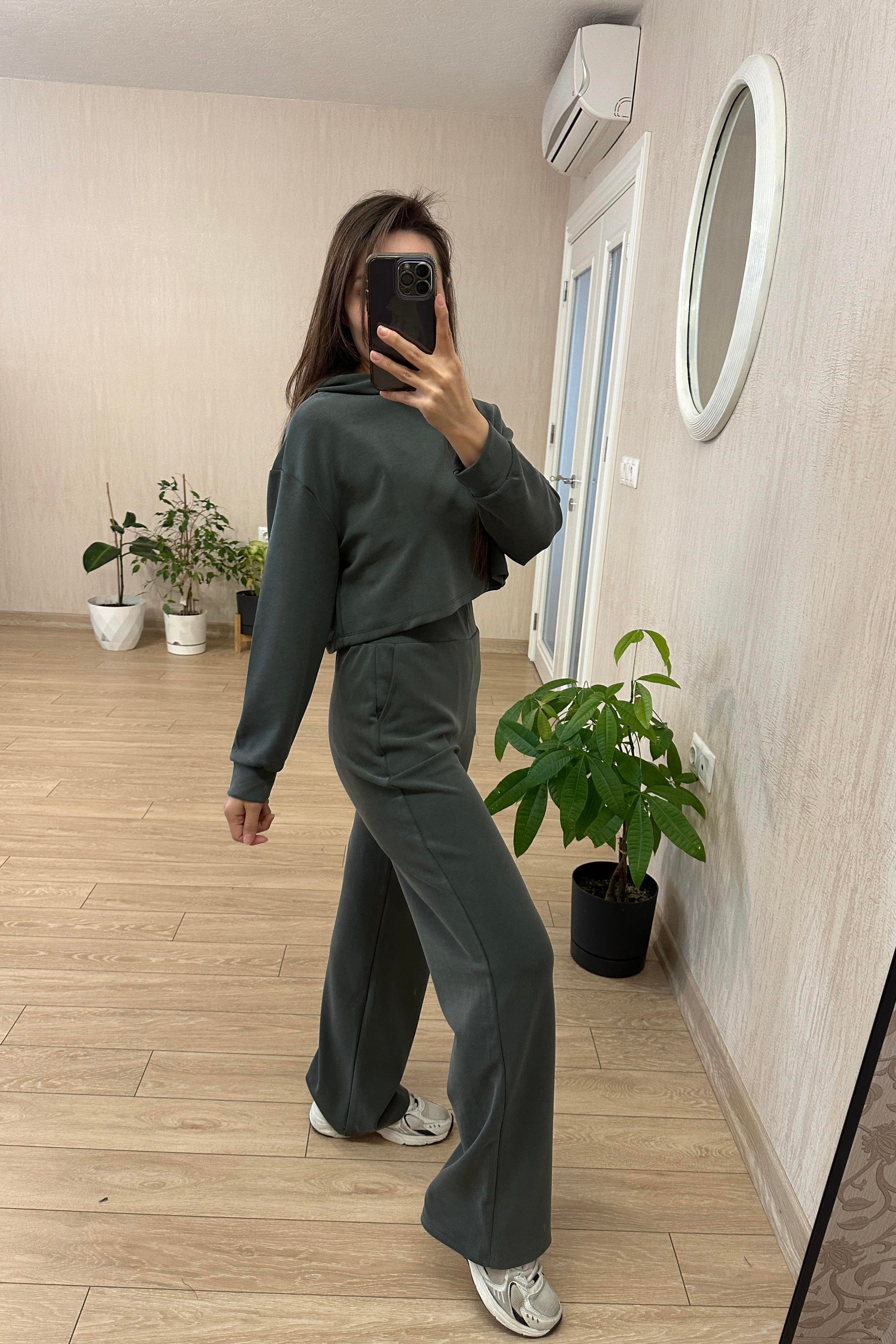Liva Orj Oysh Modal Kumaş Takım - Haki