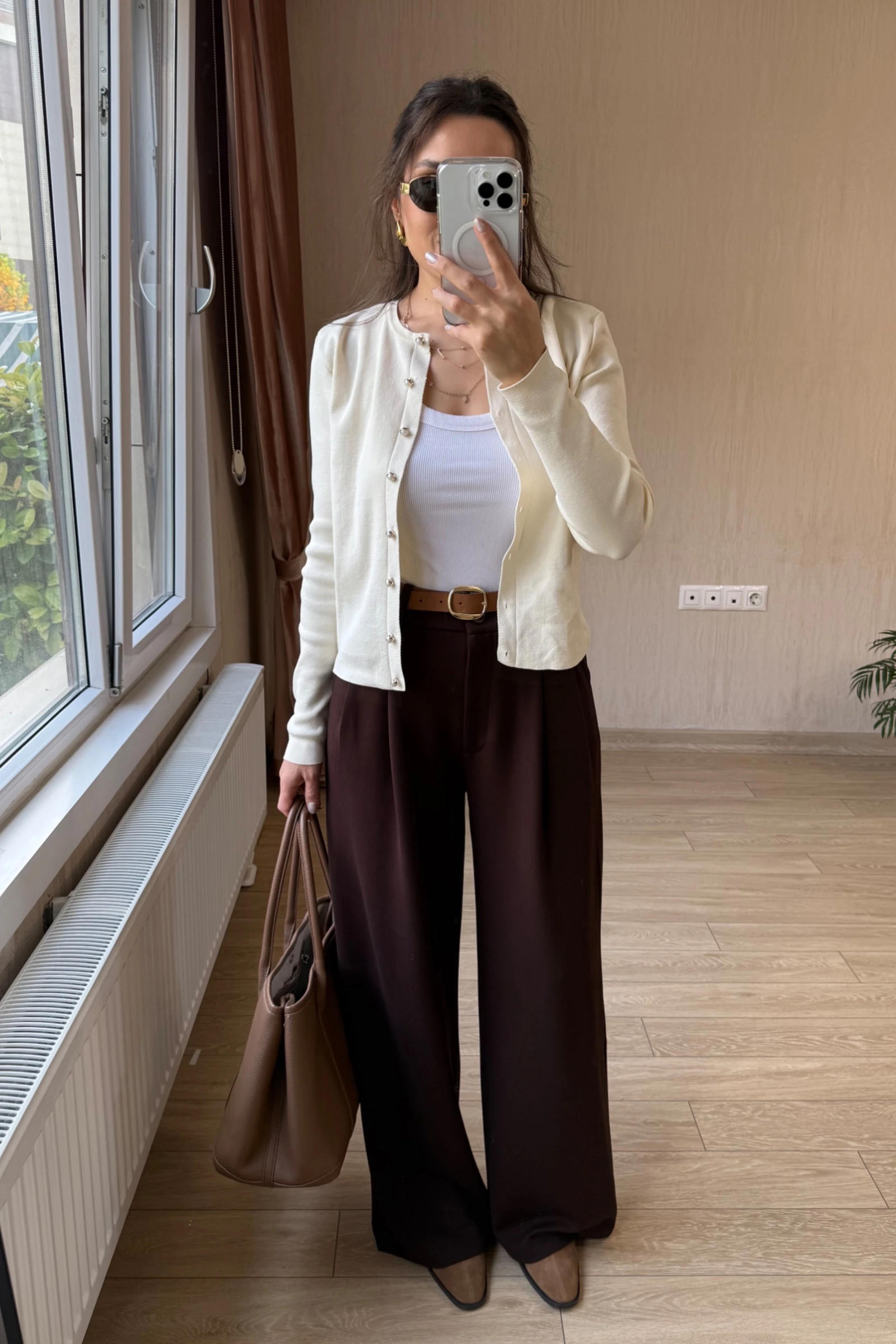 Elina Düğmeli Triko Hırka