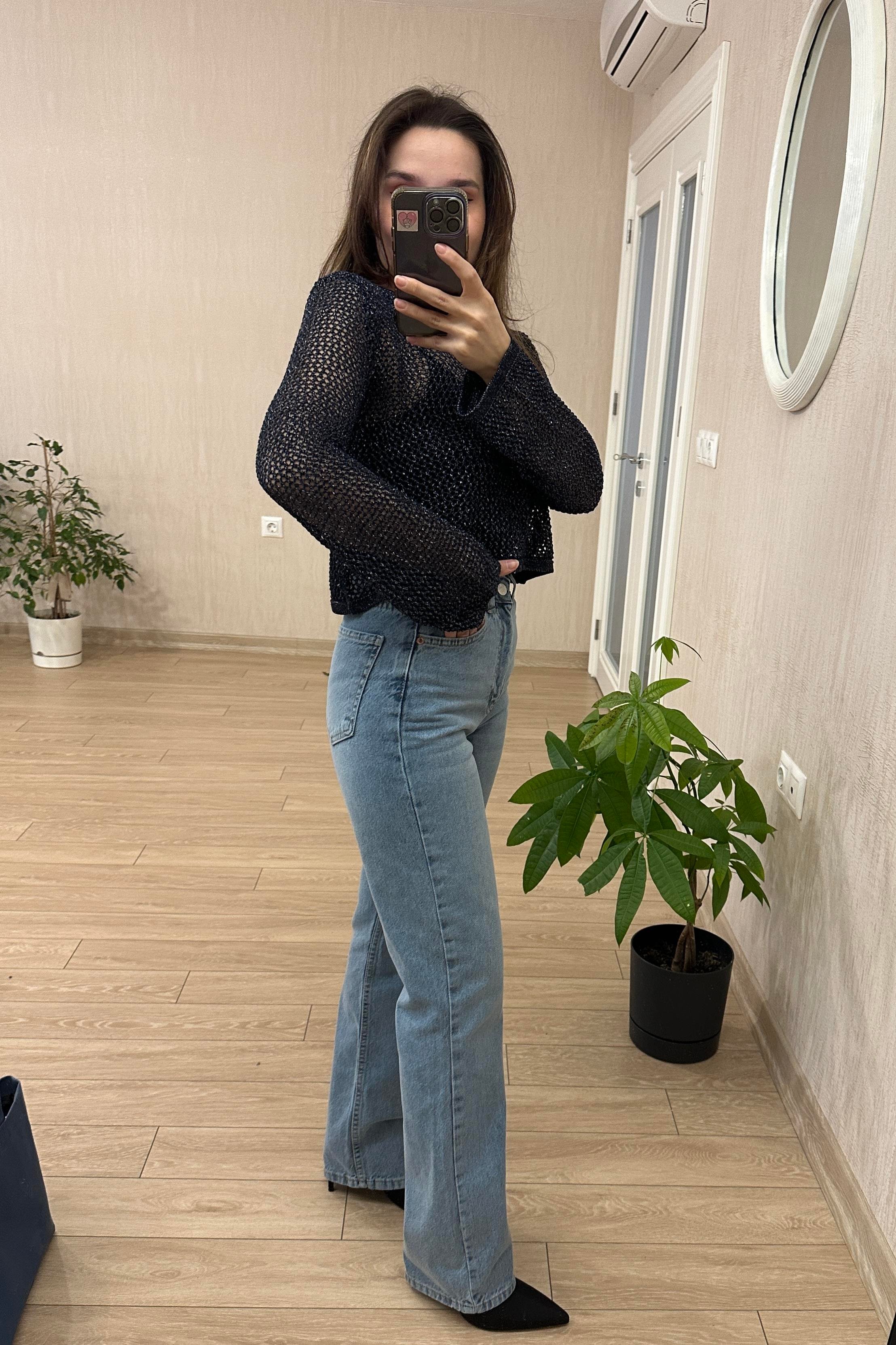 Açık Mavi Yıkamalı Fit Straight Jean