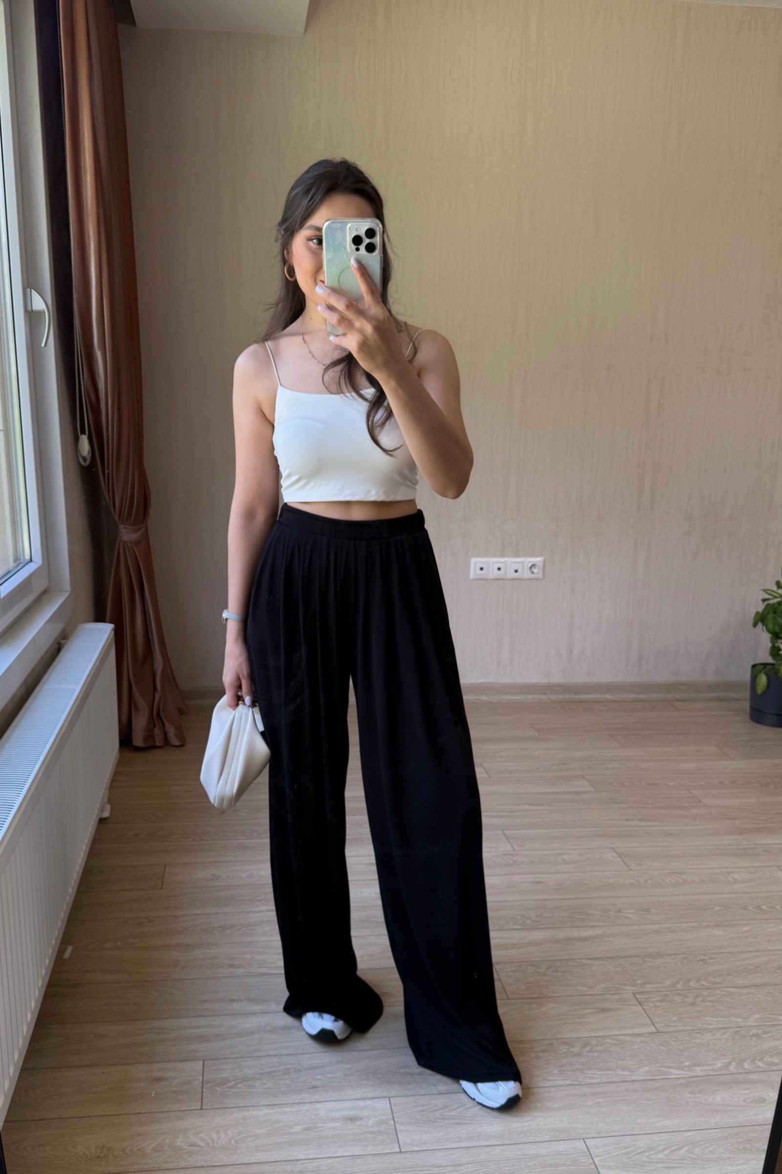 Jessica Modal Kumaş Pileli Pantolon