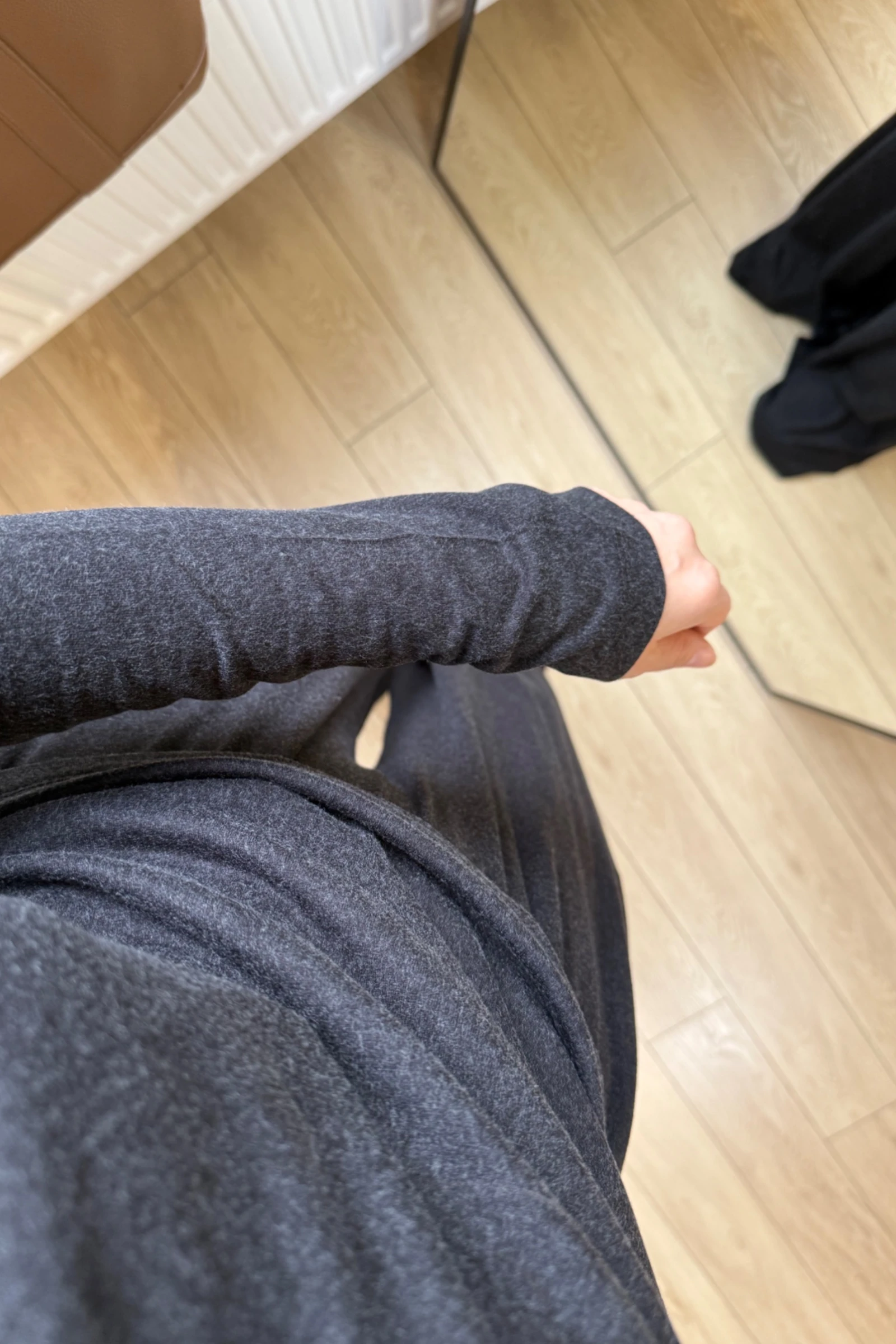 Vanessa Qısaqol Korduroy Kostyum - Nanə Yaşıl - Antrasit