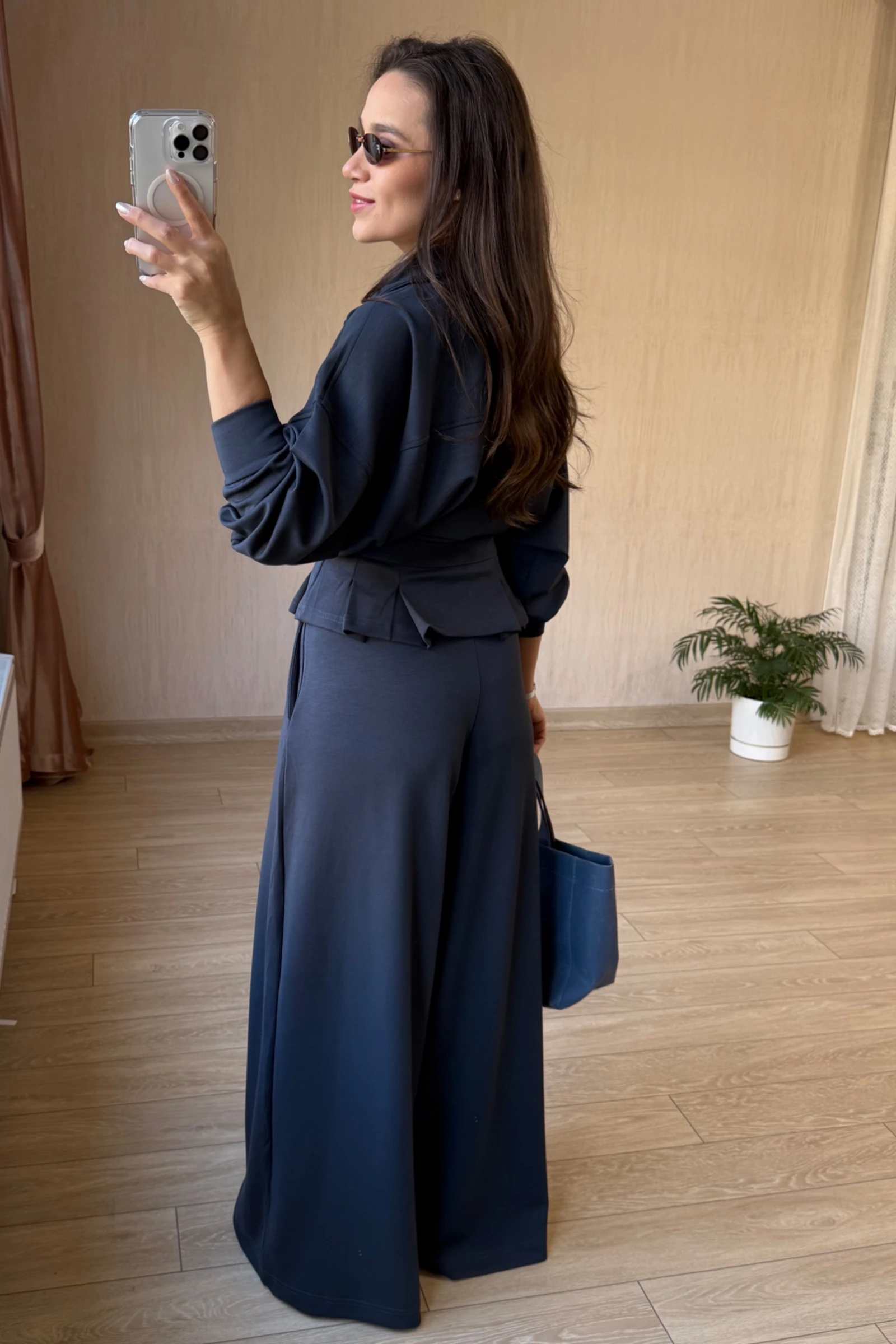  Olvera Orj Modal Kumaş Oysh Model  Ceketli Takım - Antrasit