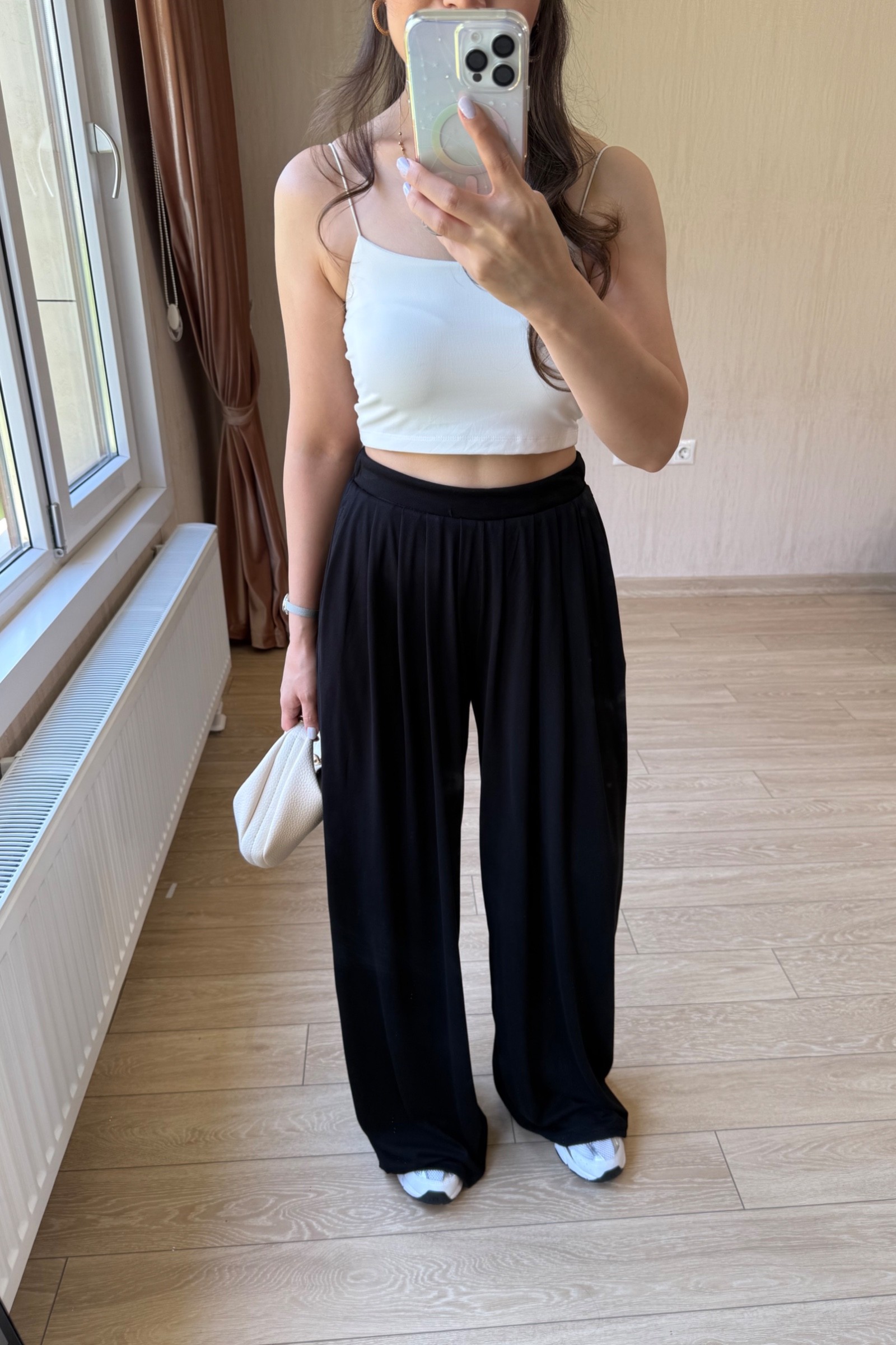 Jessica Modal Kumaş Pileli Pantolon
