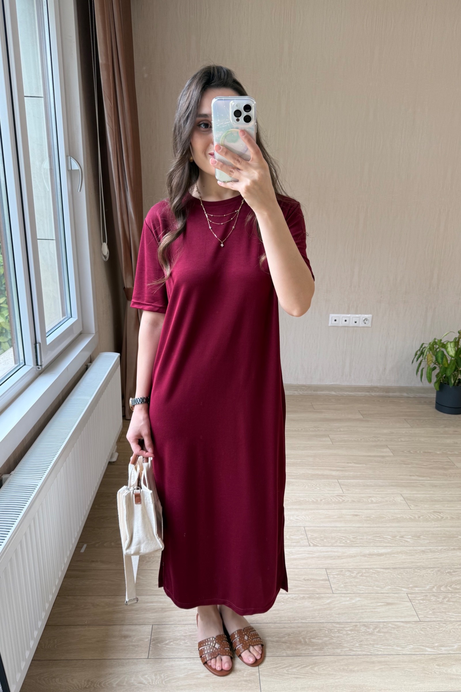 Laura Suprem Pike Modal Kumaş Elbise