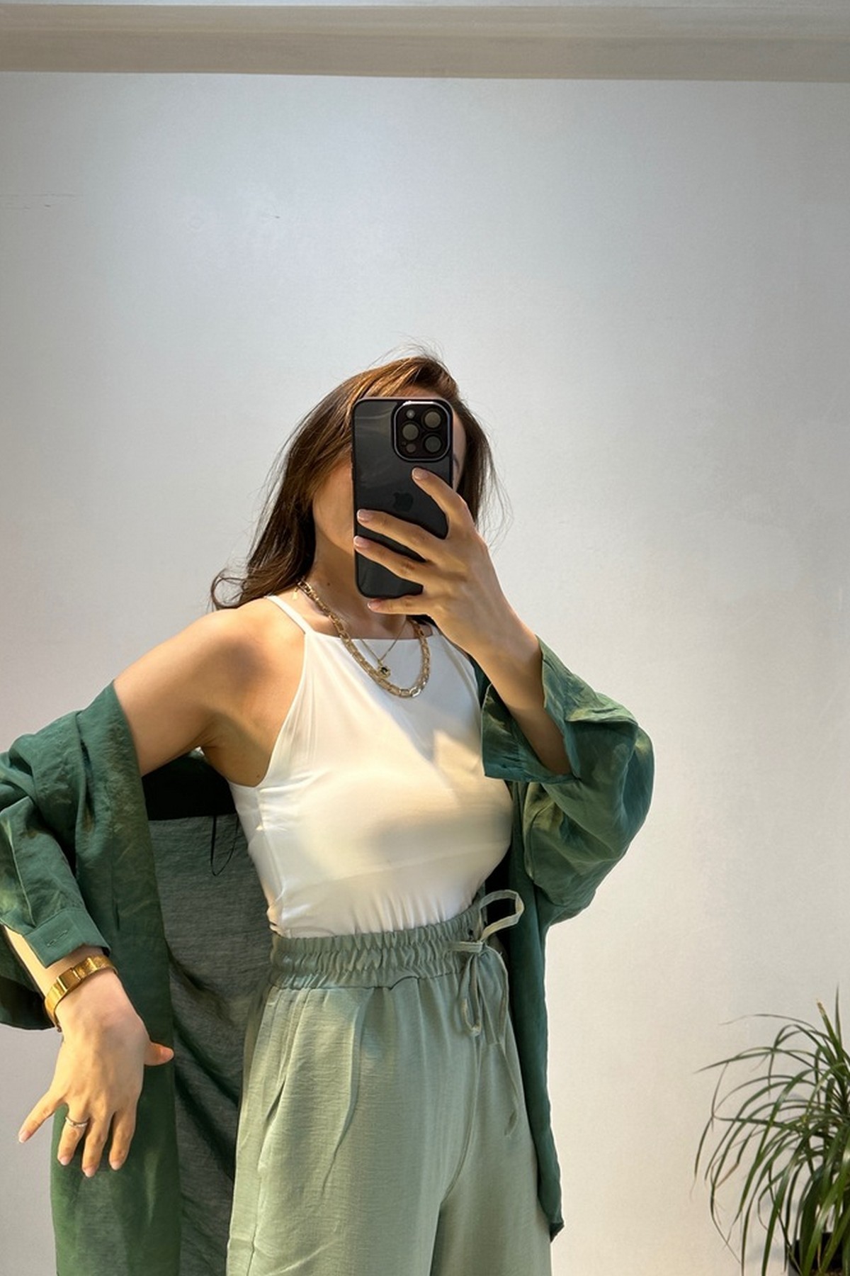 Orijinal Zara Halter Yaka Sandy Atlet
