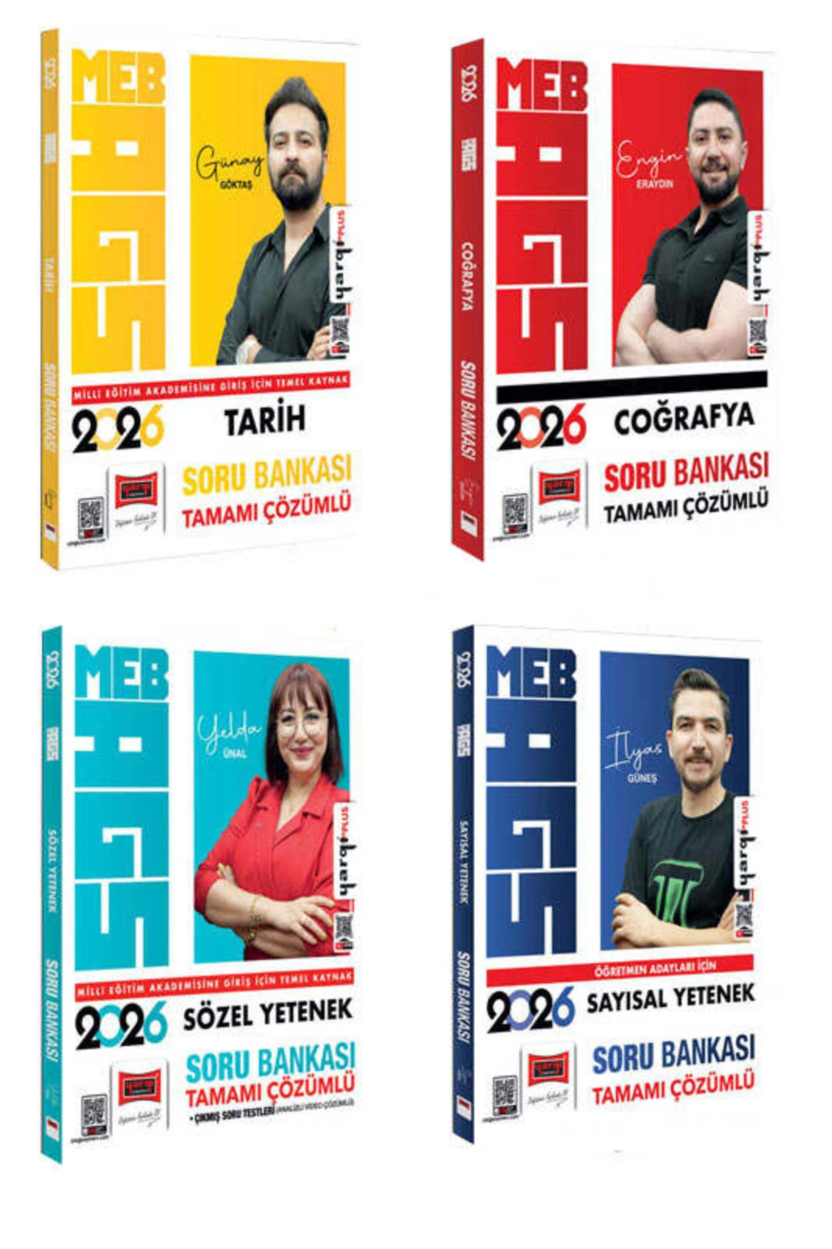 Yargı Yayınları 2026 MEB-AGS Tüm Dersler Soru Bankası Seti (4 Kitap)
