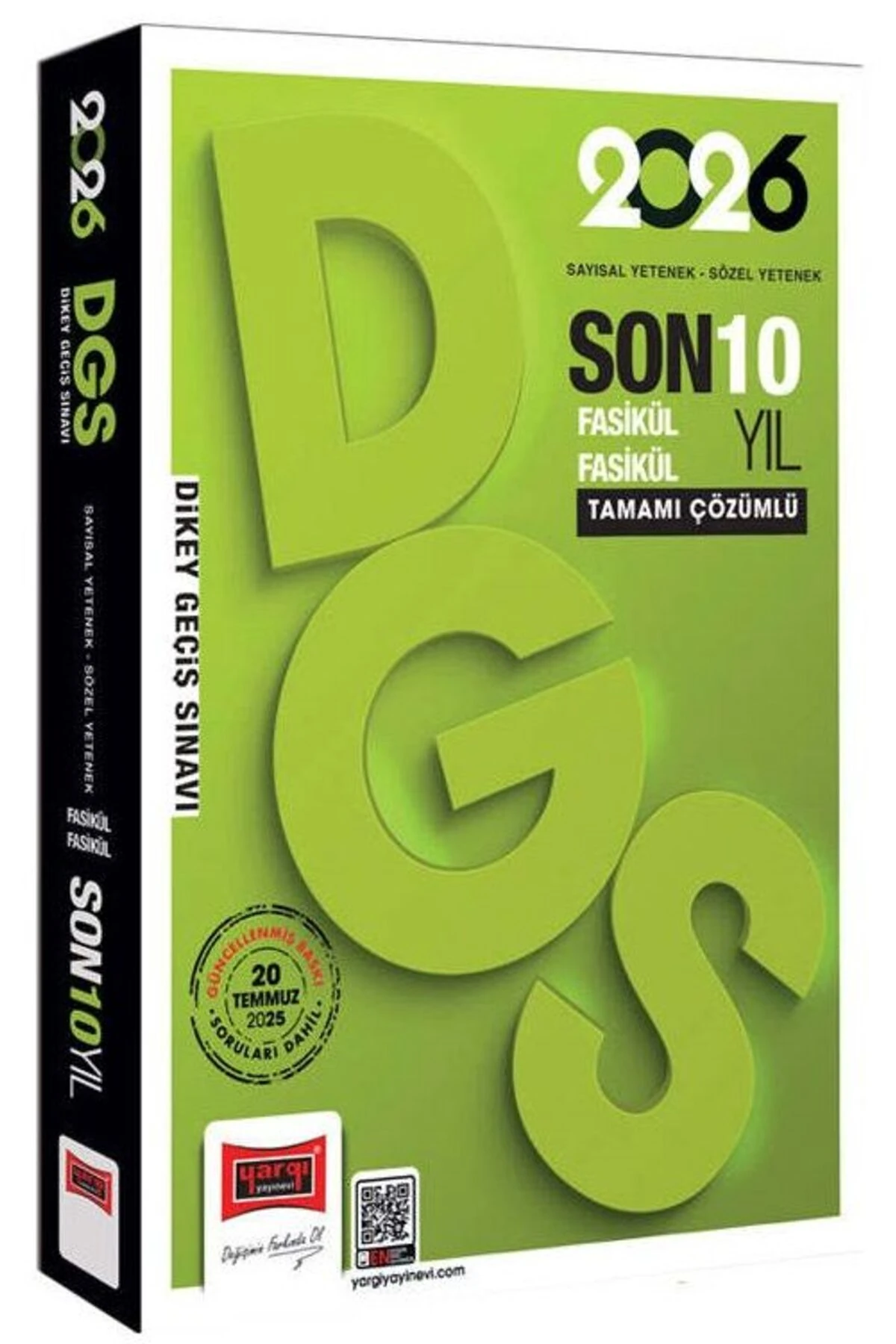 Yargı 2026 DGS Çıkmış Sorular Son 10 Yıl Fasikül Çözümlü