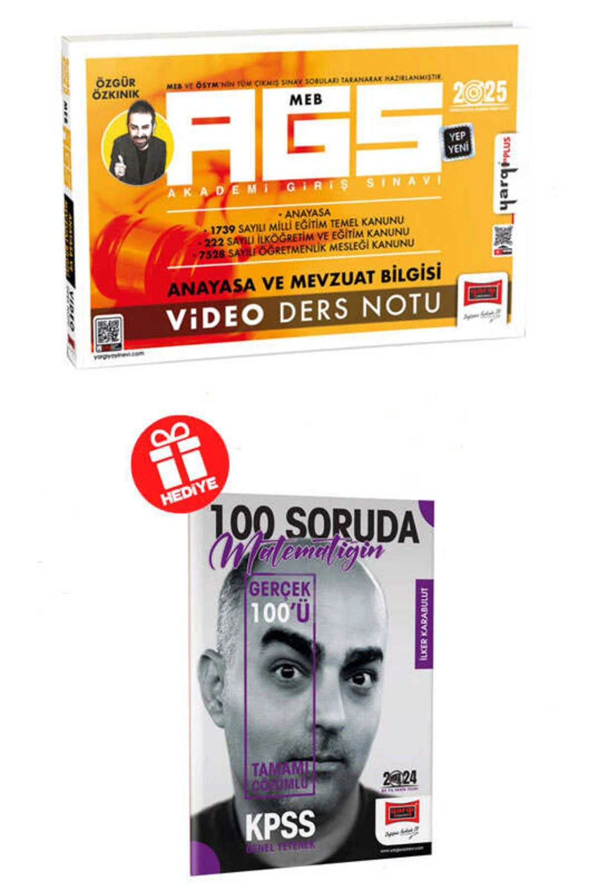 Yargı Yayınları 2025 MEB-AGS Anayasa ve Mevzuat Bilgisi Video Ders Notu (Hediyeli)