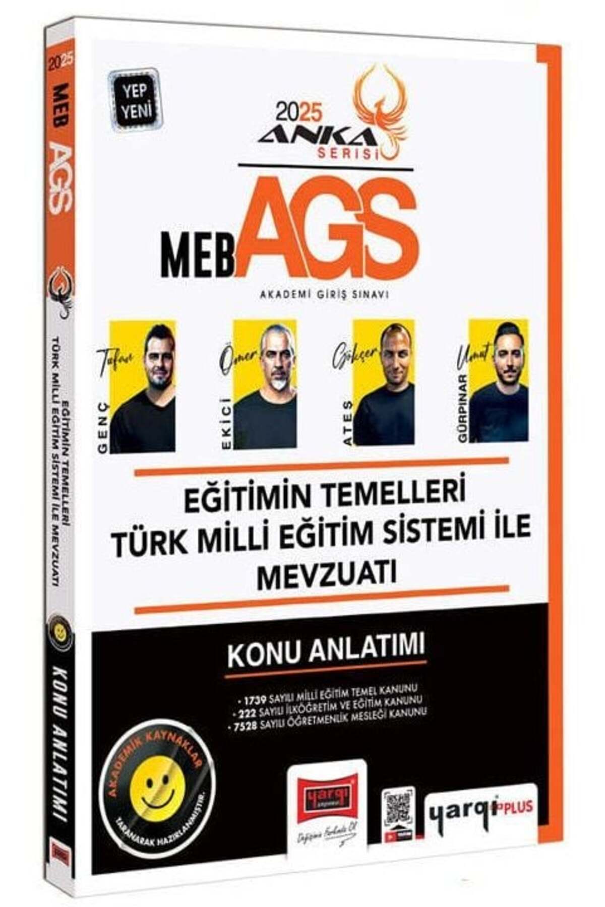 Yargı 2025 Meb-ags Eğitimin Temelleri Ve Türk Milli Eğitim Sistemi Ile Mevzuatı Konu Anlatımı Anka S