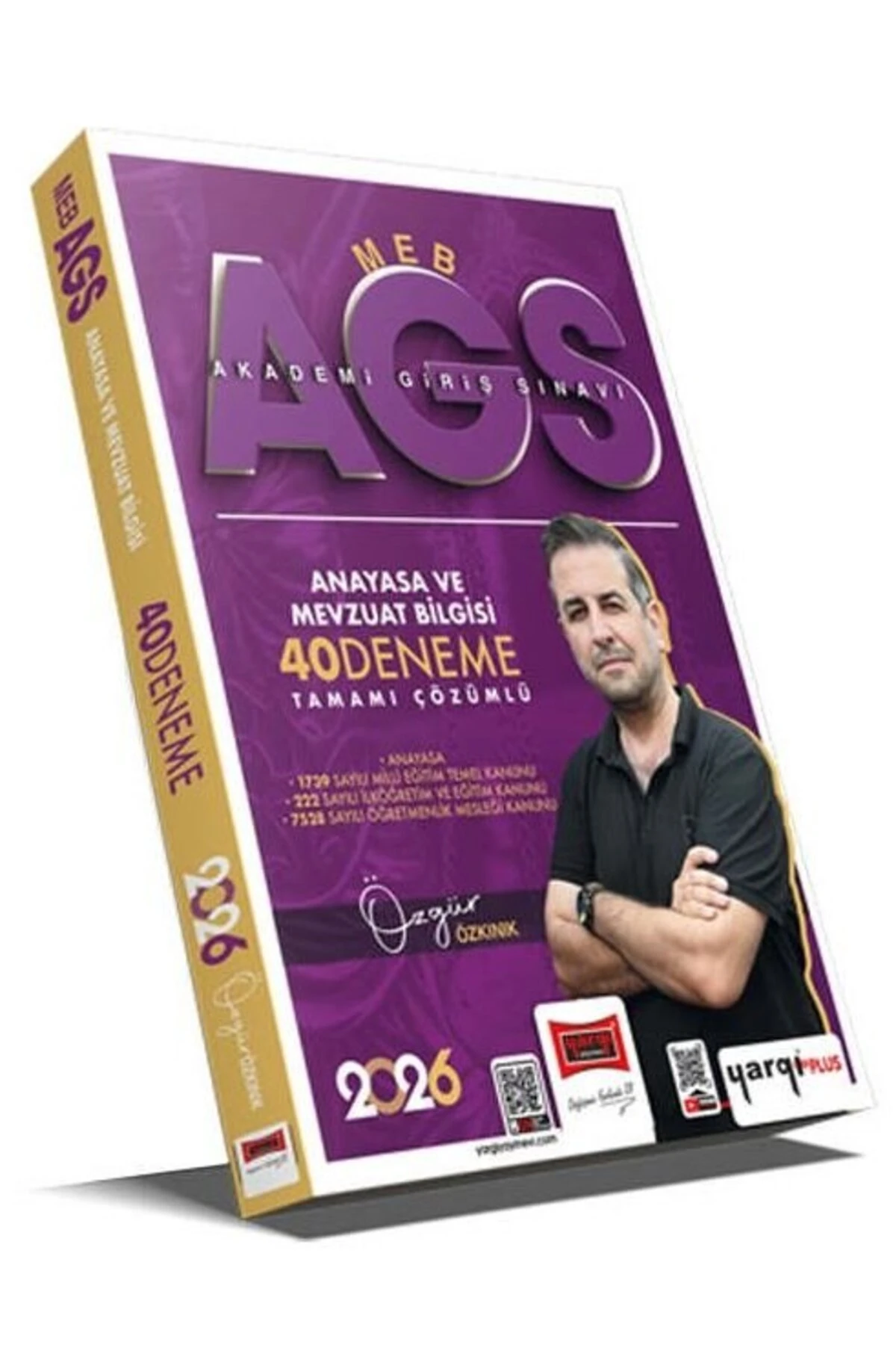 Yargı 2026 MEB-AGS Anayasa ve Mevzuat Bilgisi 40 Deneme Çözümlü - Özgür Özkınık Yargı Yayınları