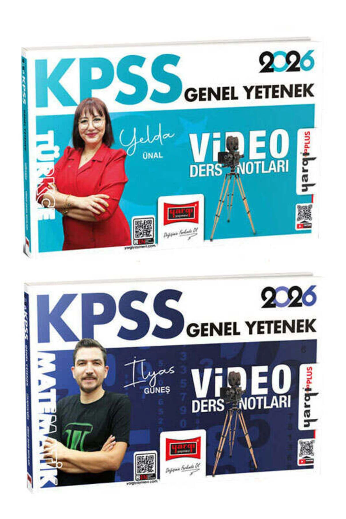 Yargı Yayınları 2026 KPSS Genel Yetenek Video Ders Notları Seti (2 Kitap)