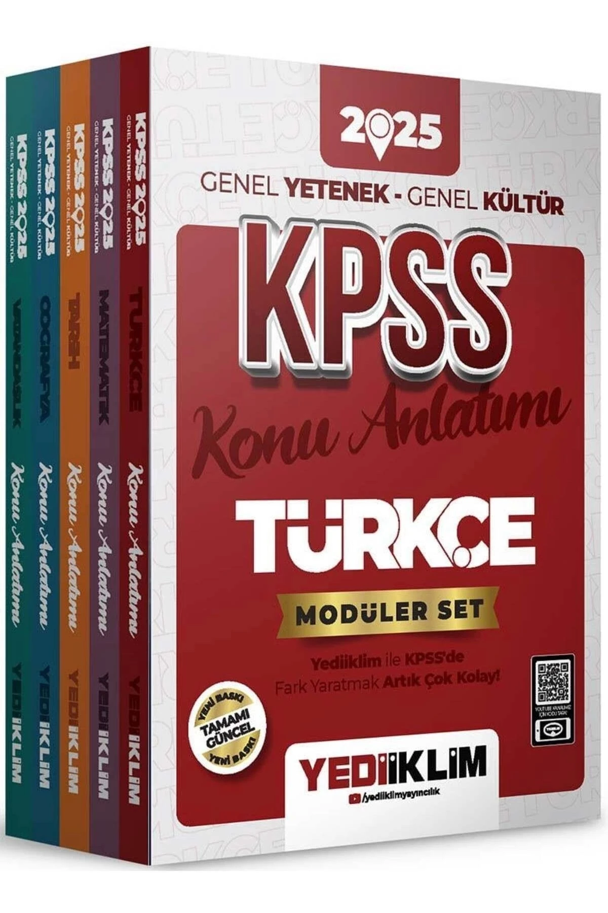 2025 KPSS Genel Yetenek Genel Kültür Konu Anlatımlı Modüler Set