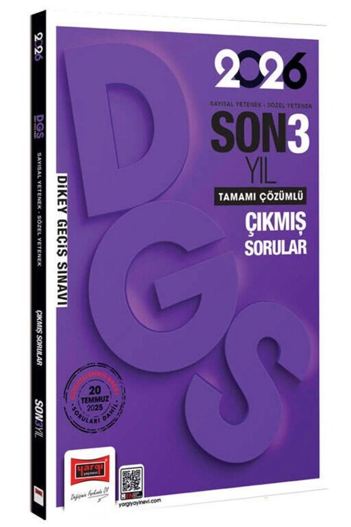 Yargı 2026 DGS Çıkmış Sorular Son 3 Yıl Çözümlü