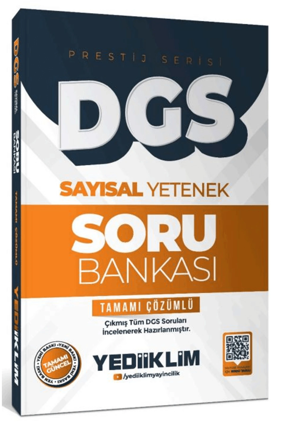 2026 DGS Prestij Serisi Sayısal Yetenek Tamamı Çözümlü Soru Bankası / 9786255836441