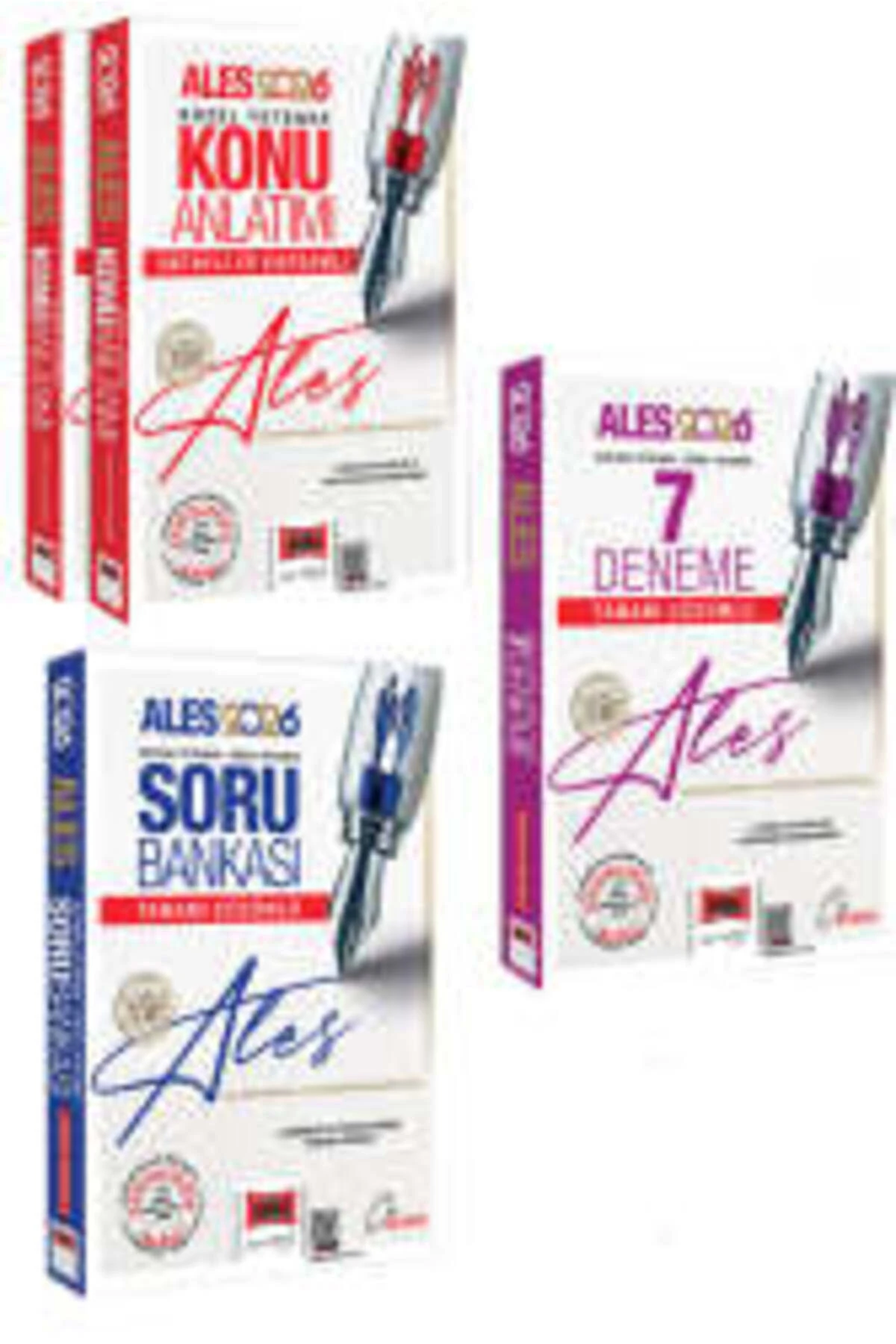 2026 ALES VIP Sayısal-Sözel Yetenek Konu - Soru Bankası - 7 Deneme Seti (3 Kitap)