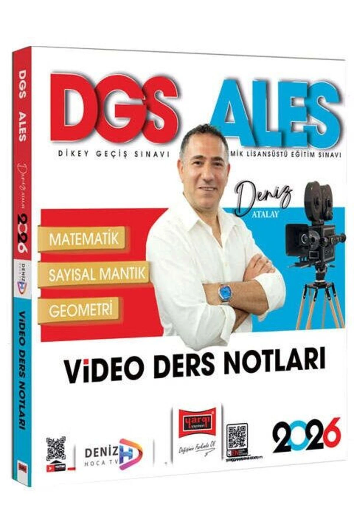 Yargı Yayınları 2026 DGS ALES Matematik Video Ders Notları (Deniz Atalay)