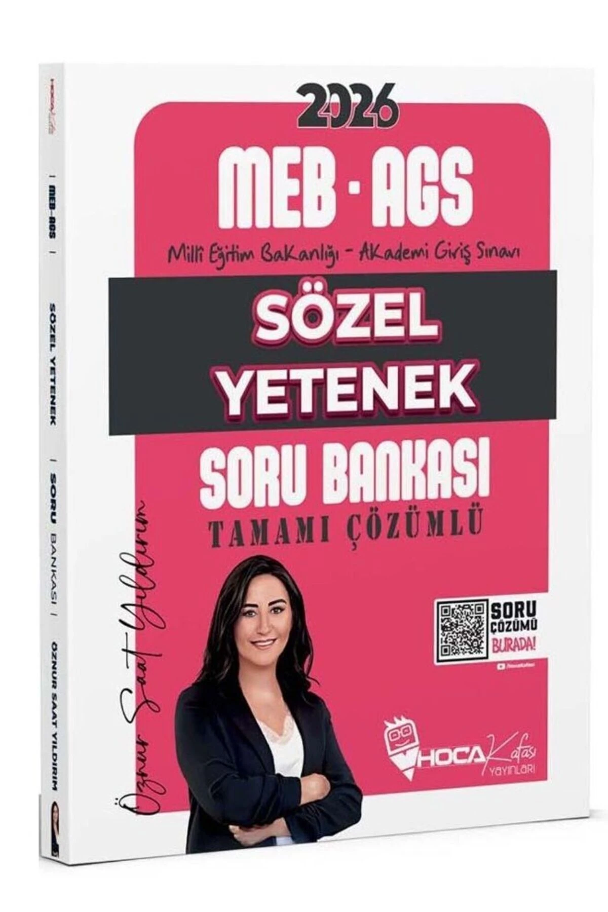 Hoca Kafası 2026 MEB-AGS Sözel Yetenek Soru Bankası Çözümlü - Öznur Saat Yıldırım Hoca Kafası Yayınl