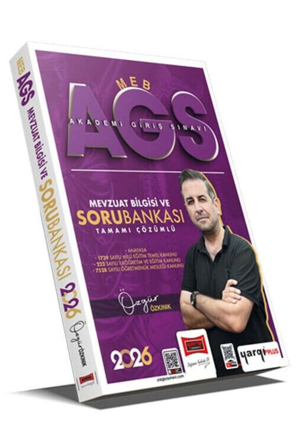 Yargı 2026 MEB-AGS Mevzuat Bilgisi ve Soru Bankası Çözümlü - Özgür Özkınık Yargı Yayınları
