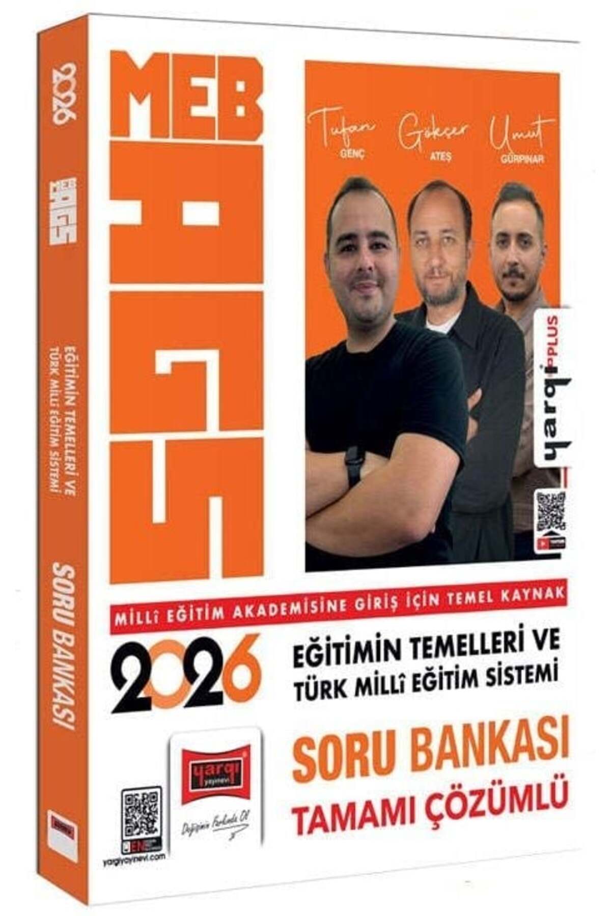 Yargı 2026 MEB-AGS Eğitimin Temelleri ve Türk Milli Eğitim Sistemi Soru Bankası Çözümlü