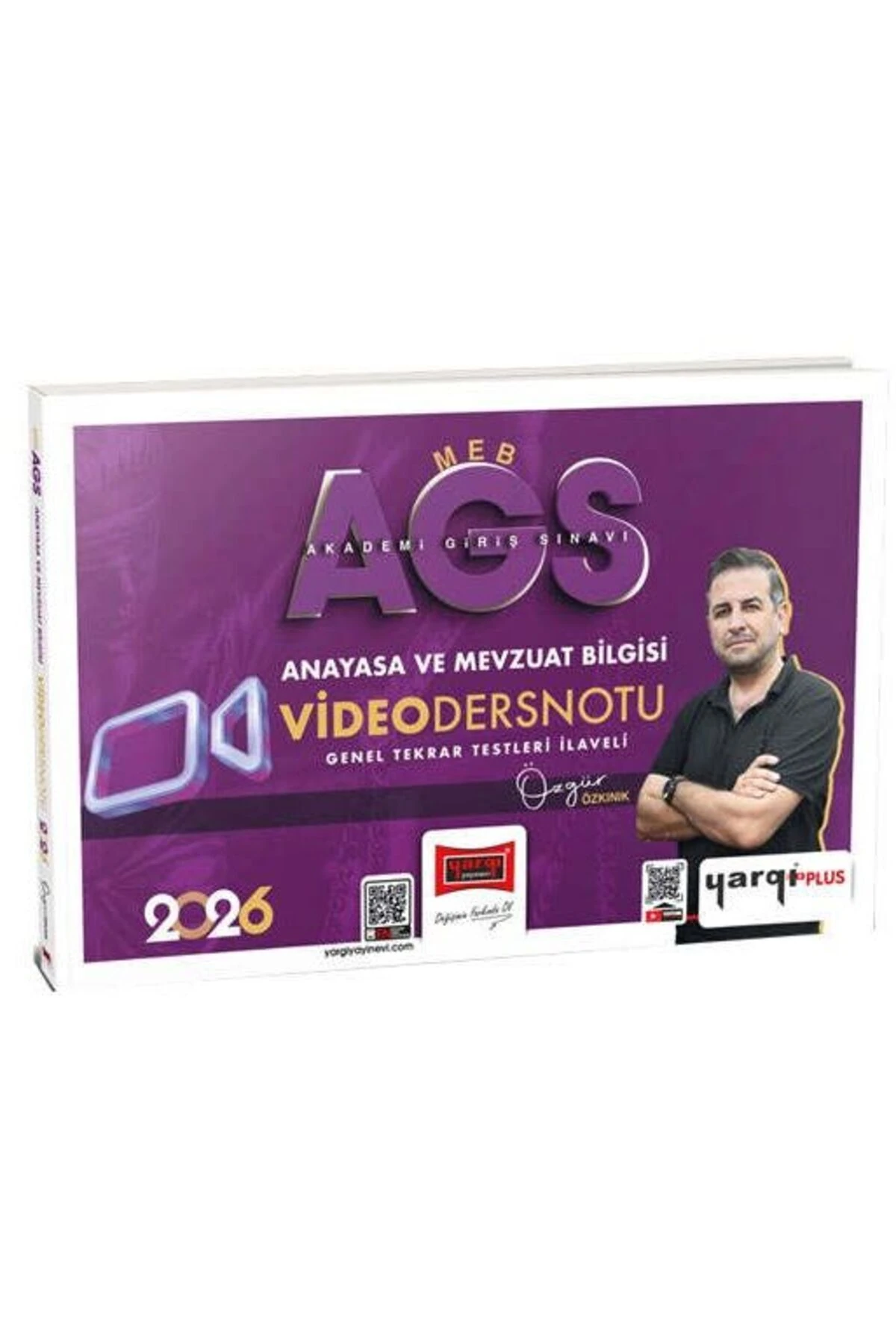 Yargı 2026 MEB-AGS Anayasa ve Mevzuat Bilgisi Video Ders Notu - Özgür Özkınık Yargı Yayınları