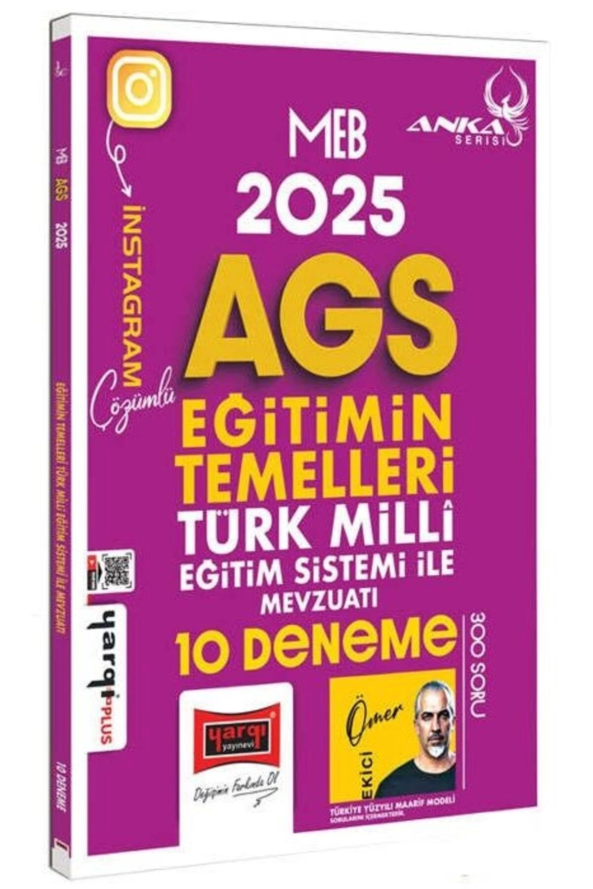 Yargı 2025 MEB-AGS Eğitimin Temelleri Türk Milli Eğitim Sistemi ile Mevzuatı 10 Deneme Çözümlü Anka