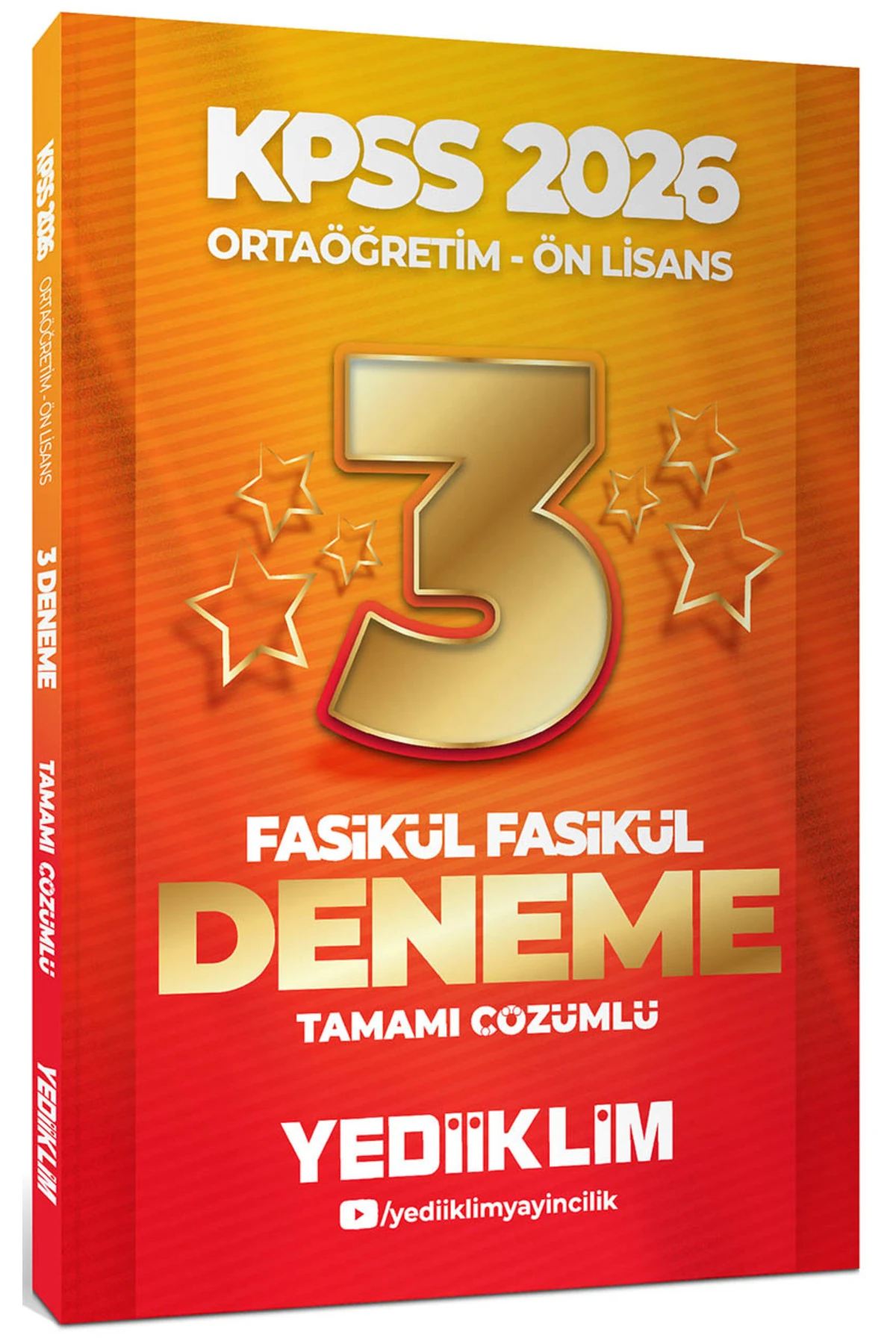 2024 KPSS Ortaöğretim Önlisans Fasikül Fasikül Tamamı Çözümlü 3 Deneme