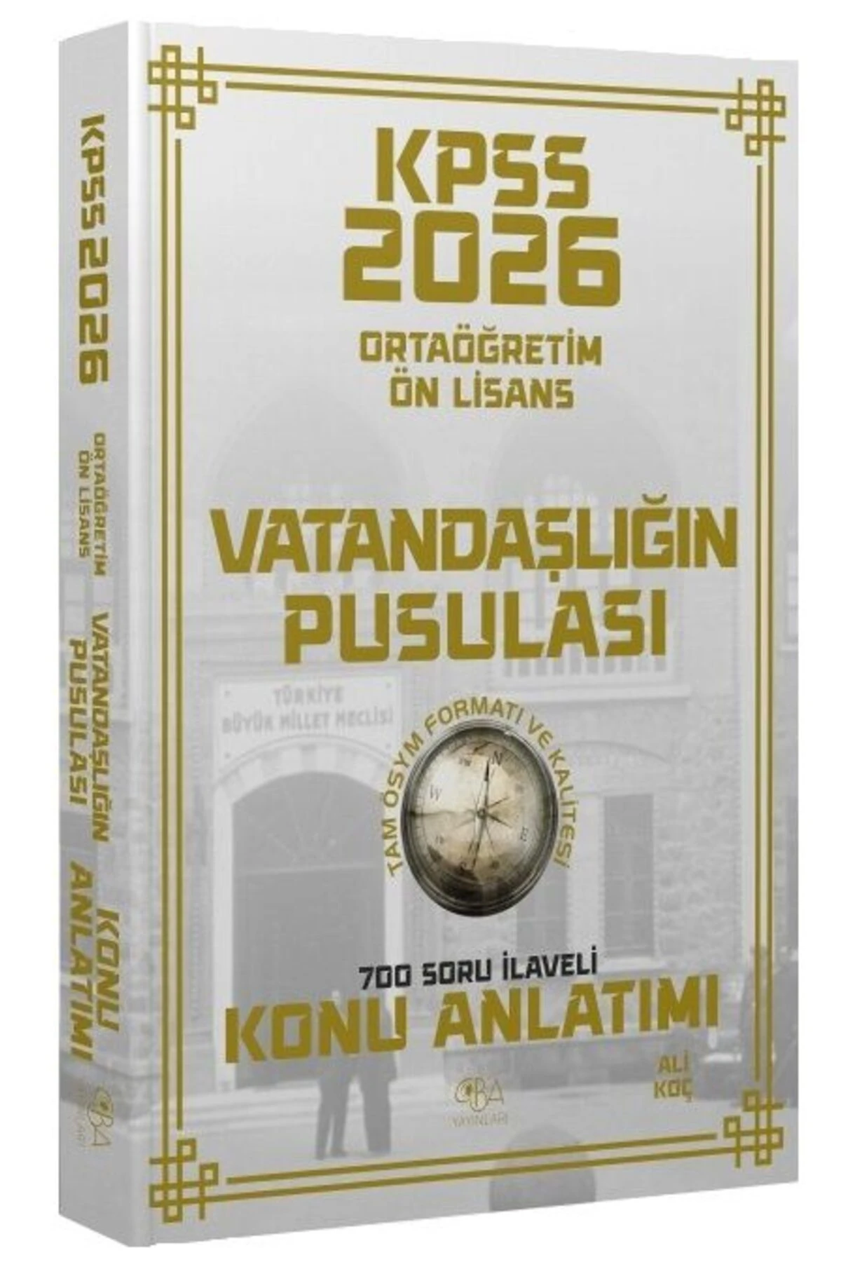 CBA Yayınları 2026 KPSS Lise Ortaöğretim Ön Lisans Vatandaşlık Vatandaşlığın Pusulası Konu Anlatımı