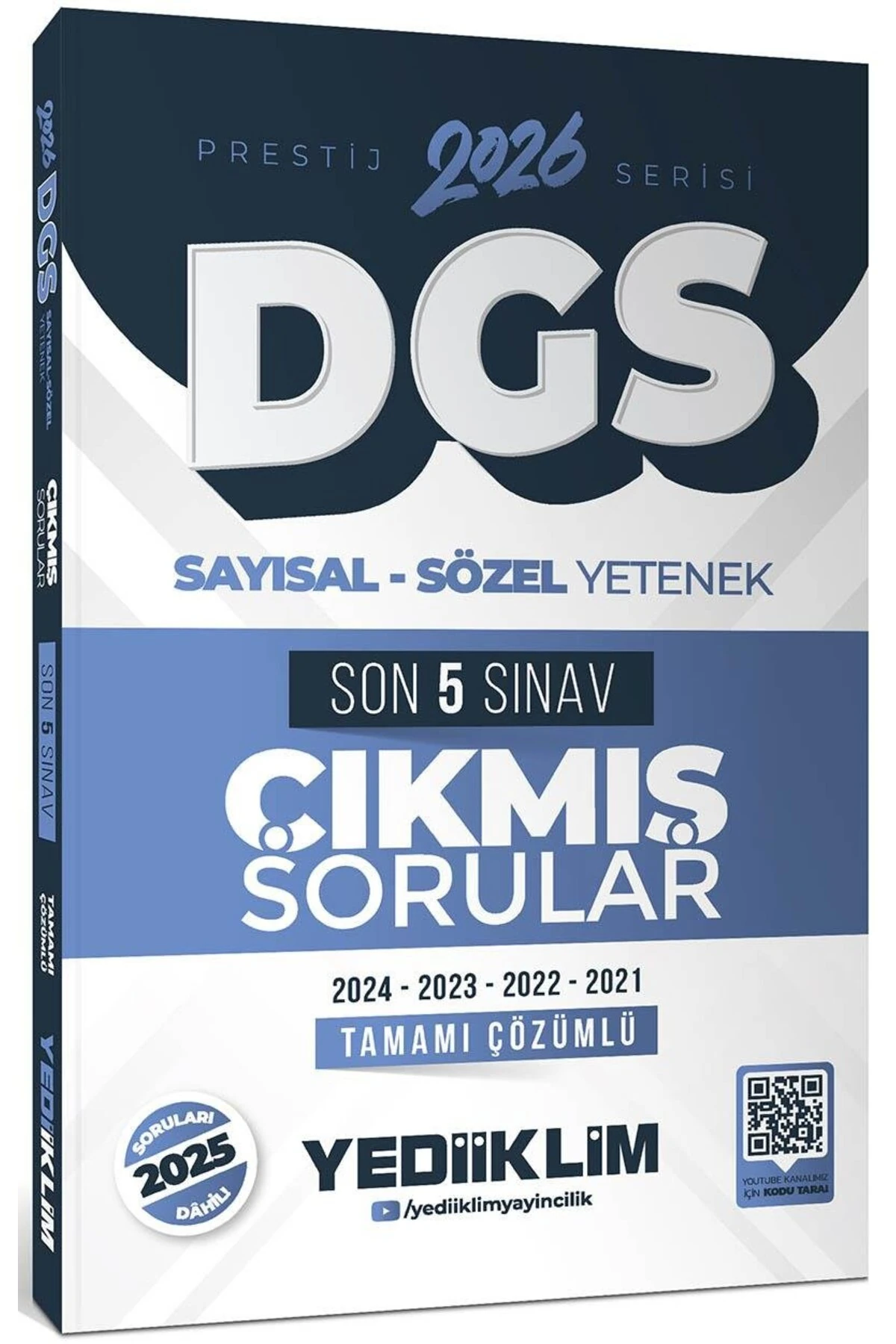 2026 DGS Prestij Serisi Sayısal Sözel Yetenek Tamamı Çözümlü Son 5 Sınav Çıkmış Sorular