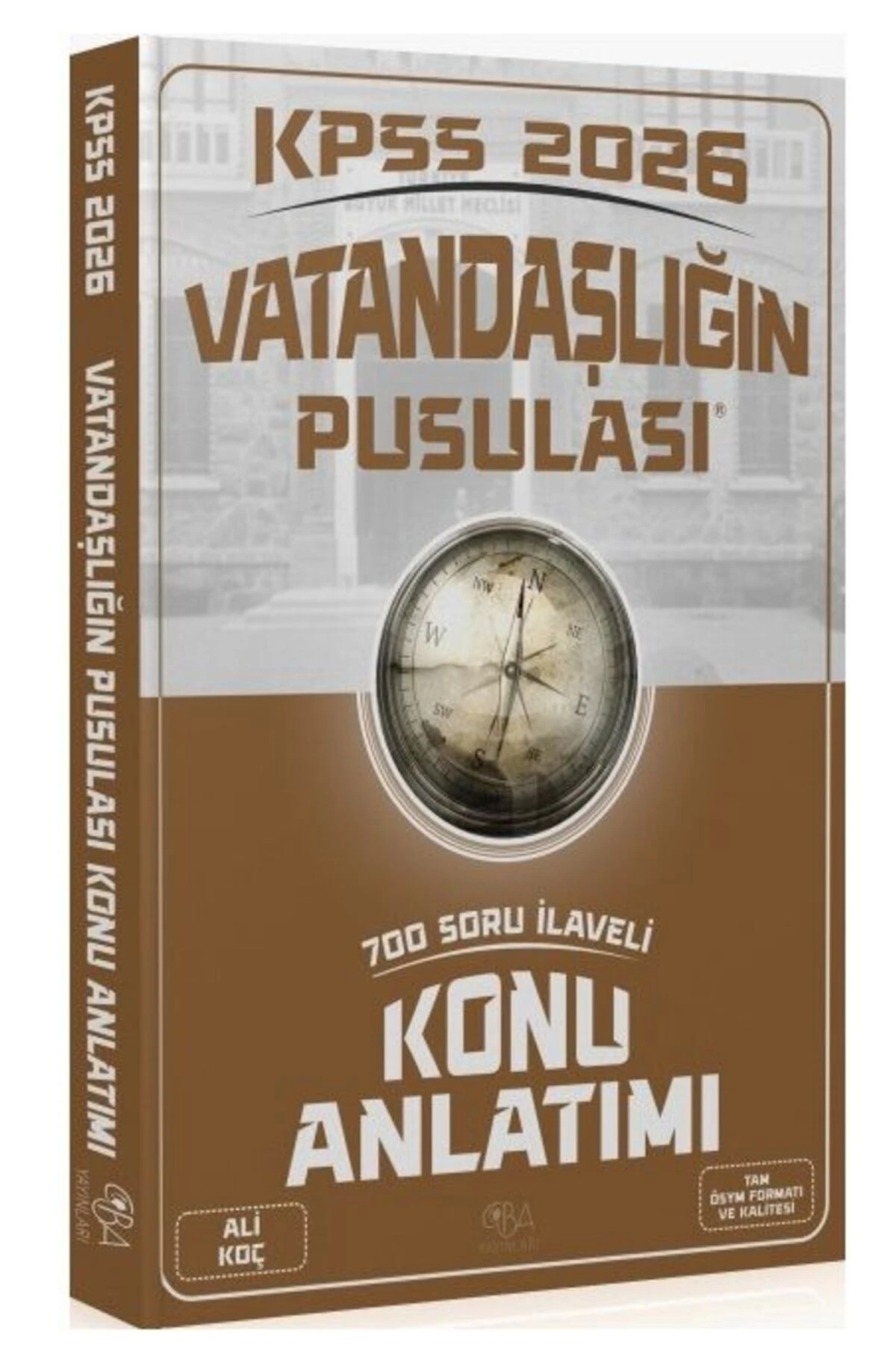 CBA Yayınları 2026 KPSS Vatandaşlık Vatandaşlığın Pusulası Konu Anlatımı - Ali Koç CBA Yayınları