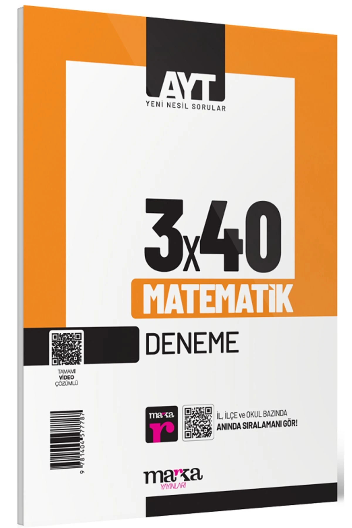 2026 Ayt Matematik 3x40 Tamamı Video Çözümlü Deneme