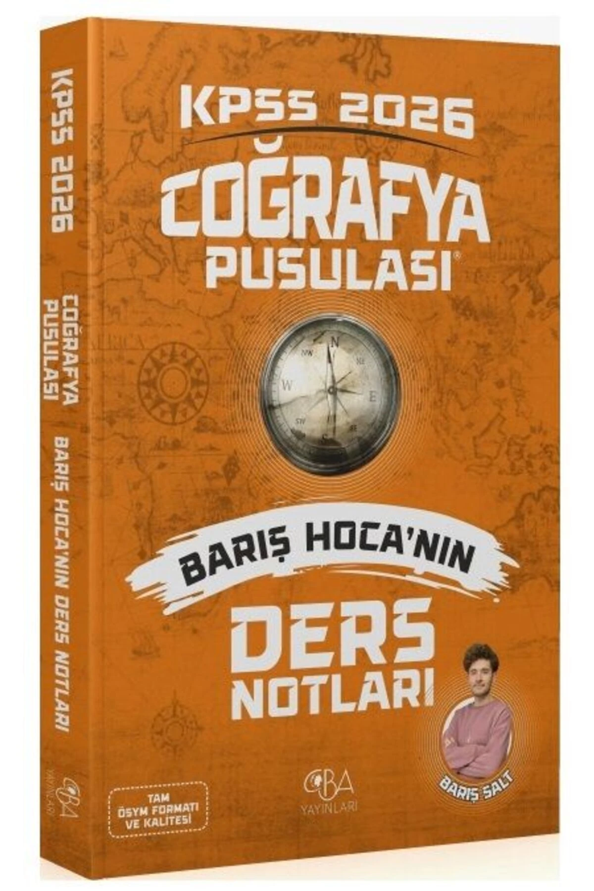 CBA Yayınları 2026 KPSS Coğrafya Pusulası Ders Notları - Barış Salt CBA Yayınları